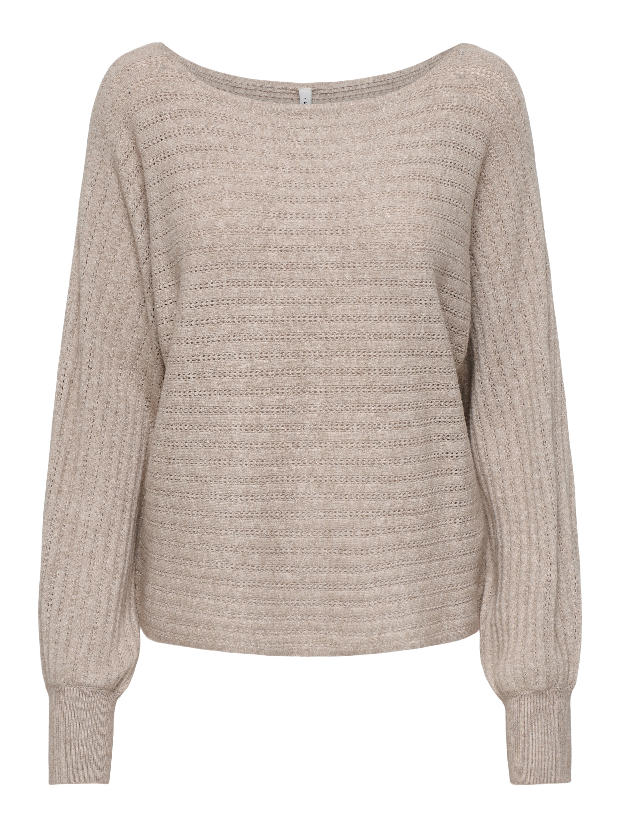 ONLY Strickpullover »ONLIBI LS BOATNECK STRUC PULLOVER EX KNT«