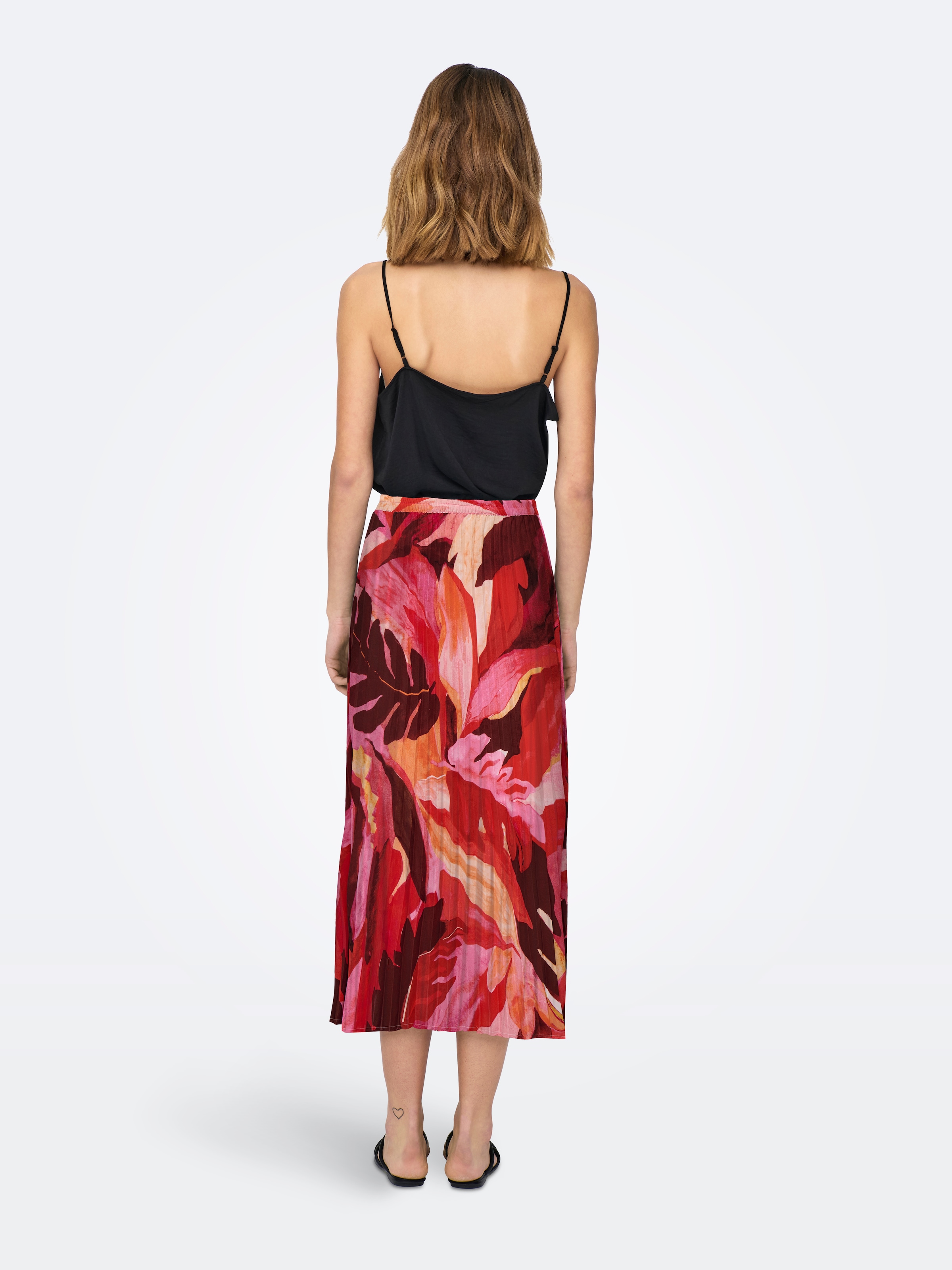 ONLY Plisseerock »ONLALMA LIFE POLY PLISSE SKIRT AOP«