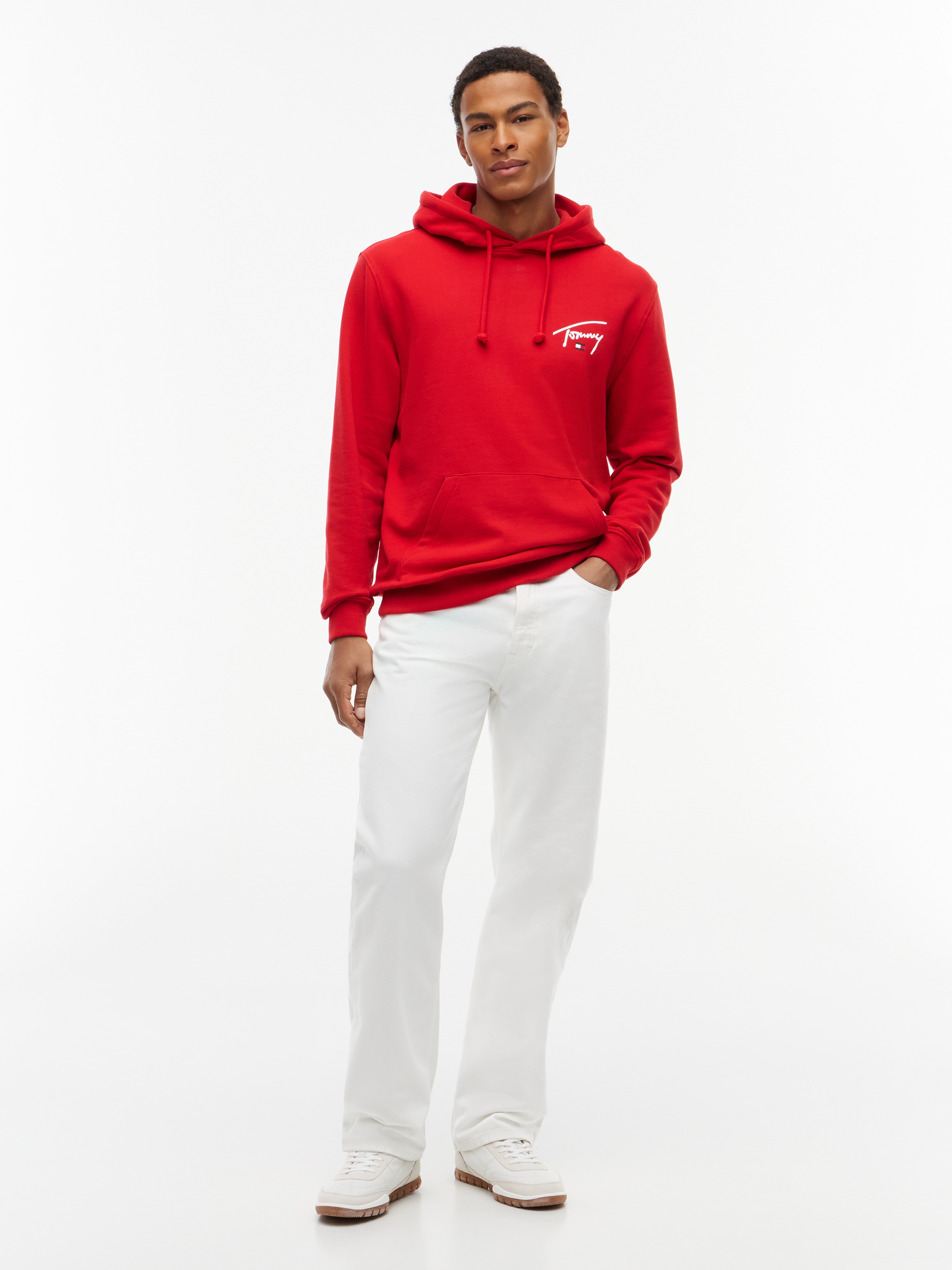 Tommy Jeans Kapuzensweatshirt »REGULAR ENTRY SIGNATURE HOOD«, Regular fit mit Kapuze
