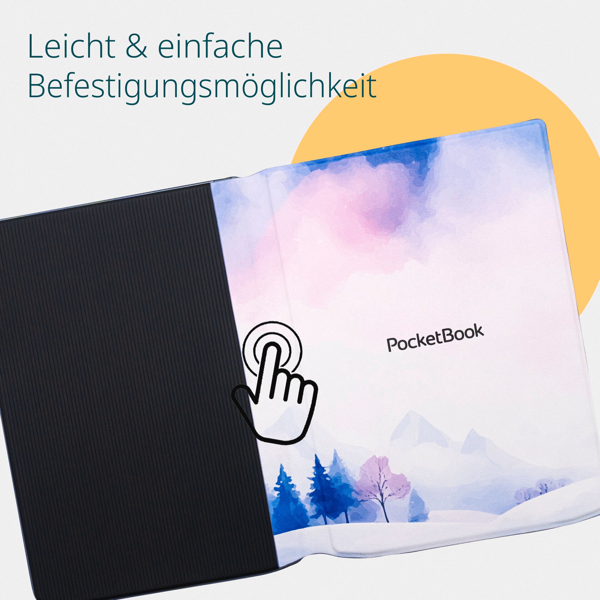 PocketBook E-Reader-Hülle »Flip Cover 7,8 für InkPad 4, InkPad Color 2 & InkPad Color 3« 19,8 cm (7,8 Zoll);PocketBook InkPad Color 2;PocketBook InkPad Color 3 Backcover, Schutzhülle, Book Cover, Case, Schutzcase, stossfest