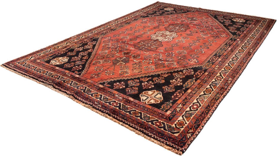 Image of morgenland Orientteppich »Perser - Nomadic - 323 x 235 cm - dunkelrot«, rechteckig, 10 mm Höhe, Wohnzimmer, Handgeknüpft, Einzelstück mit Zertifikat bei Ackermann Versand Schweiz
