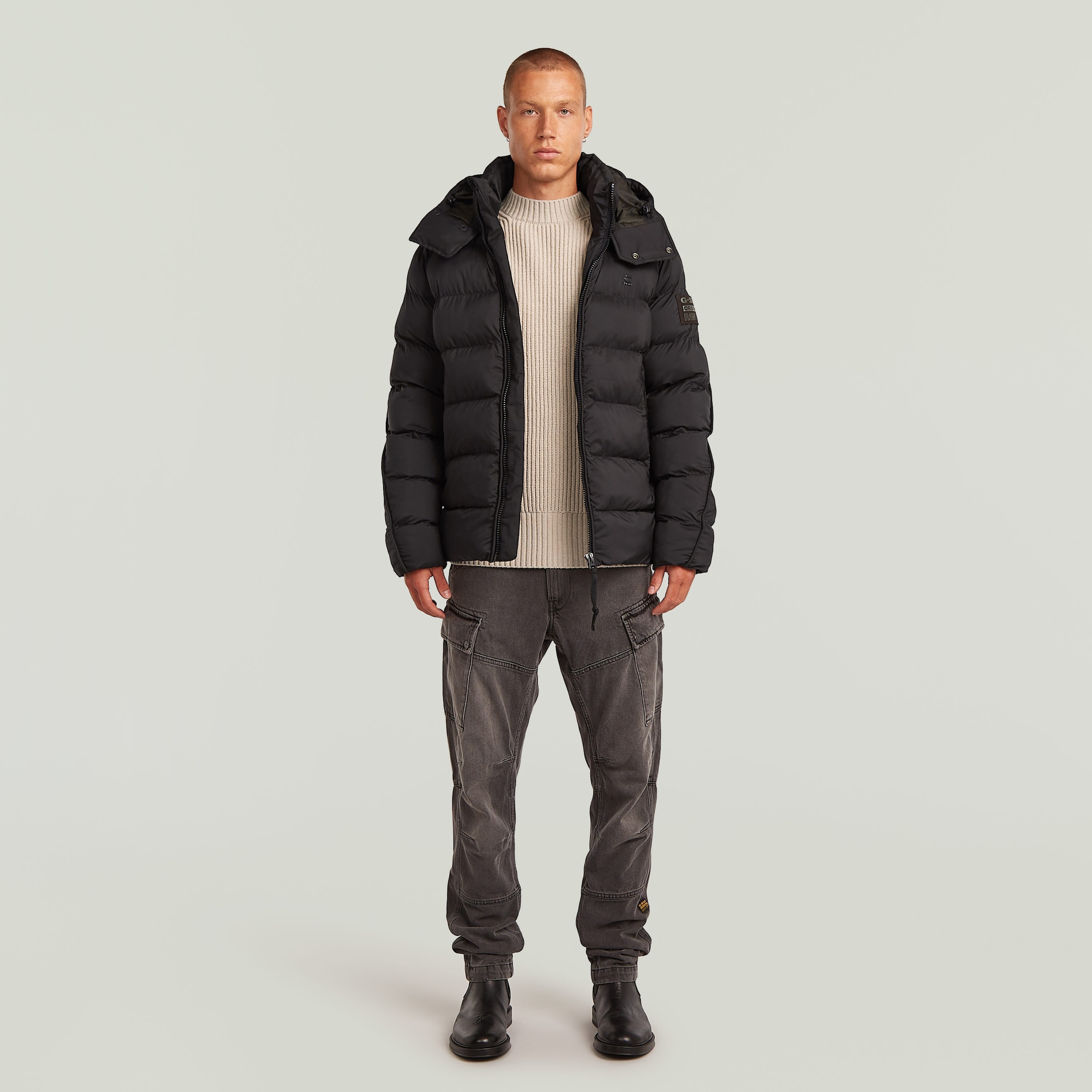 G-STAR Veste matelassée »G-Whistler Padded Hooded Jacket« mit Kapuze