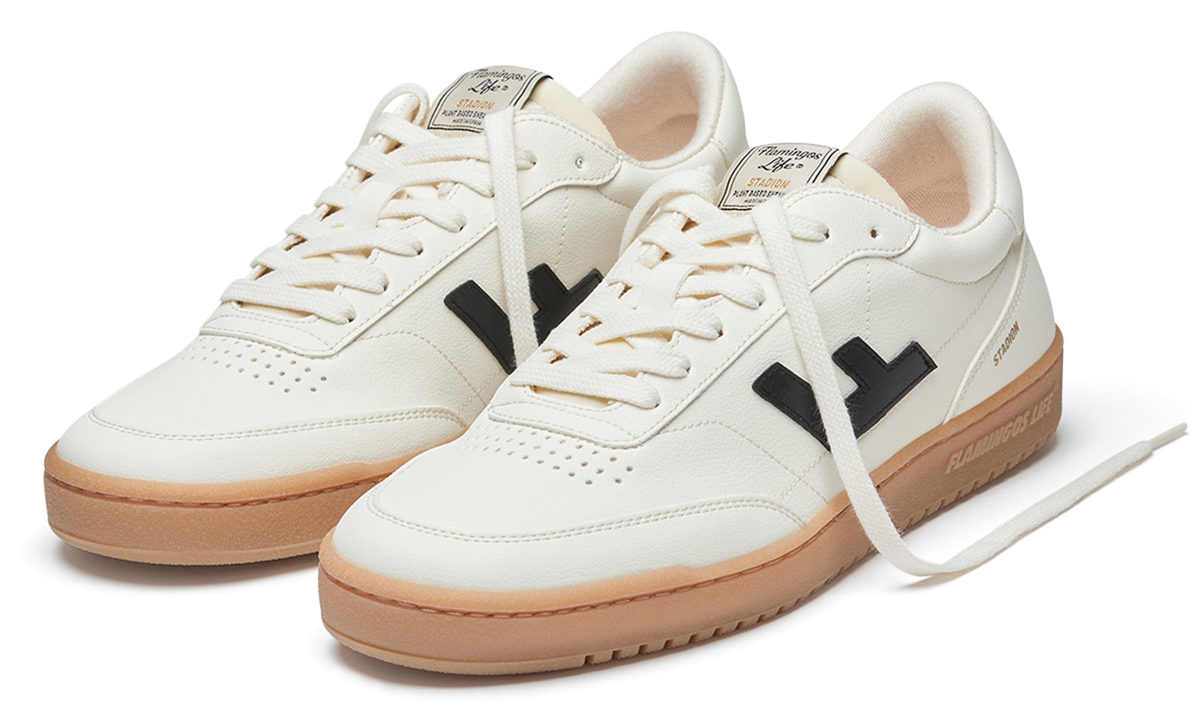 Image of Flamingos Life Sneaker "STADION" vegane Sneaker, Obermaterial aus 68% Maisresten