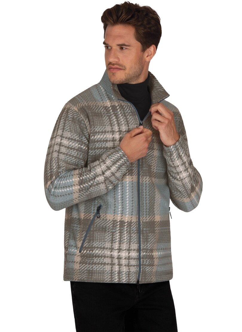 Image of Trigema Fleecejacke, mit Karo-Muster bei Ackermann Versand Schweiz