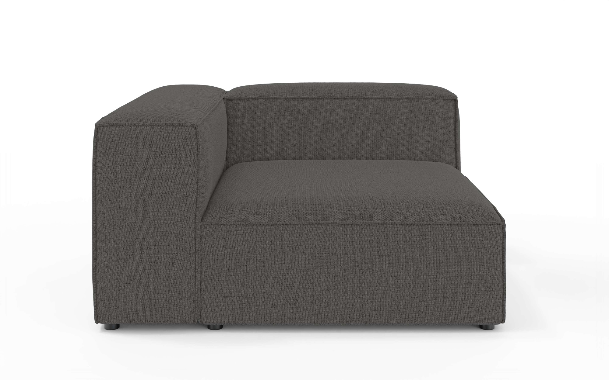 GOODproduct Ottomane »HAILY links/rechts bestellbar, Loungemöbel, Masse B/T/H: 130/130/72 cm« als Modul oder separat verwendbar, für individuelle Zusammenstellung