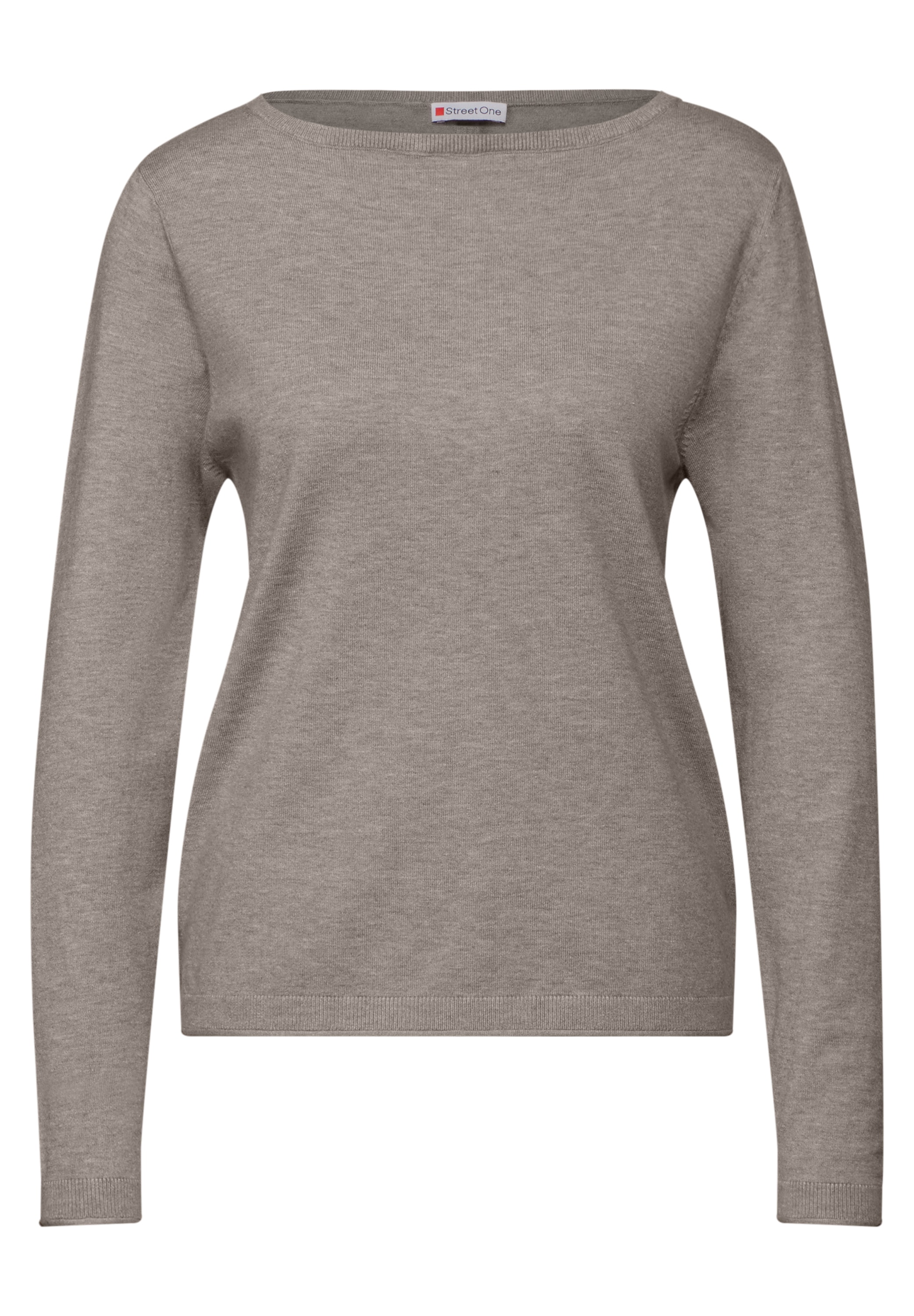 STREET ONE Strickpullover, mit U-Boot Ausschnitt