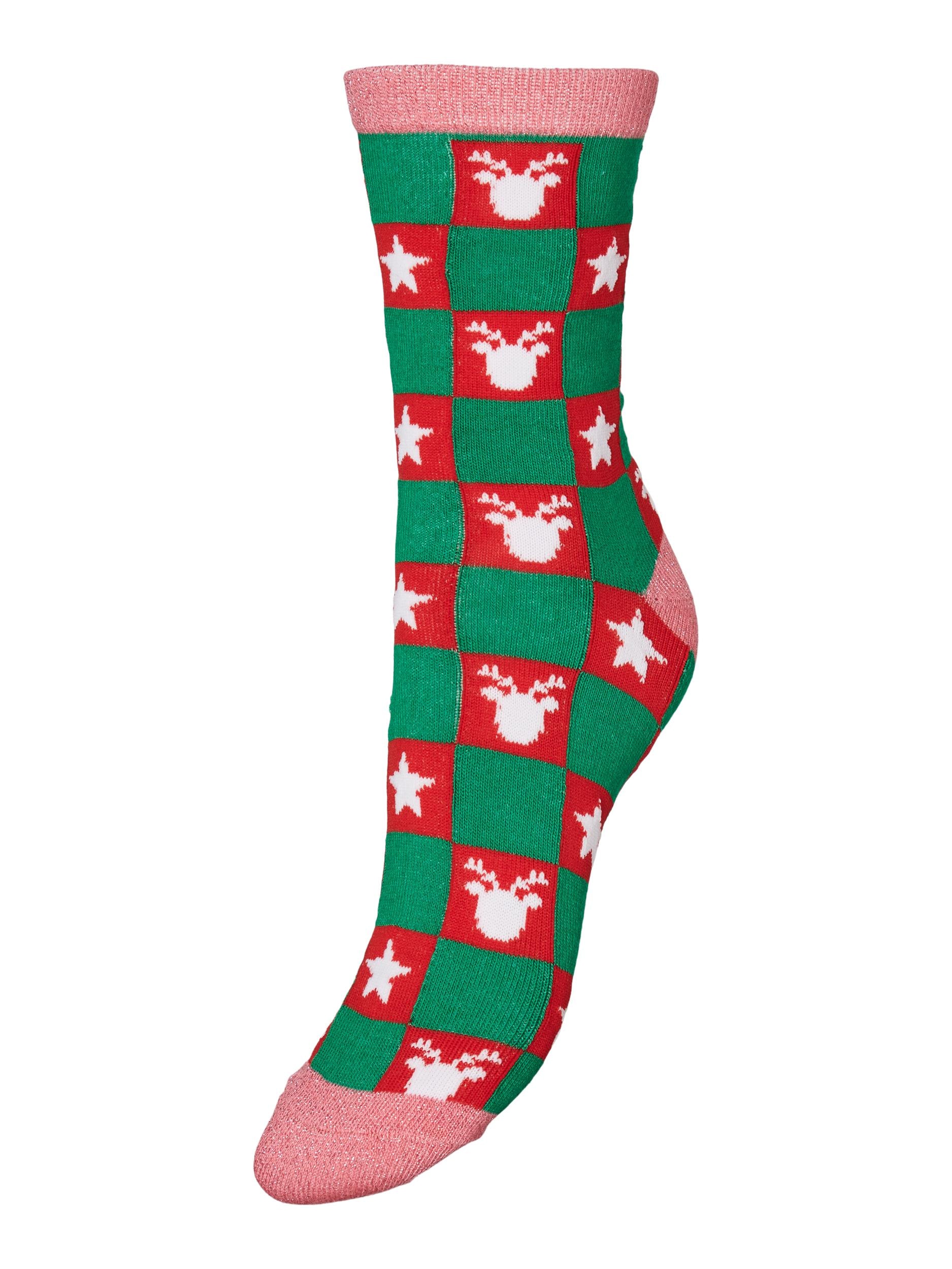 Vero Moda Socken »VMELF SOCKS GIFTBOX XMAS«, (Packung, 4 Paar)