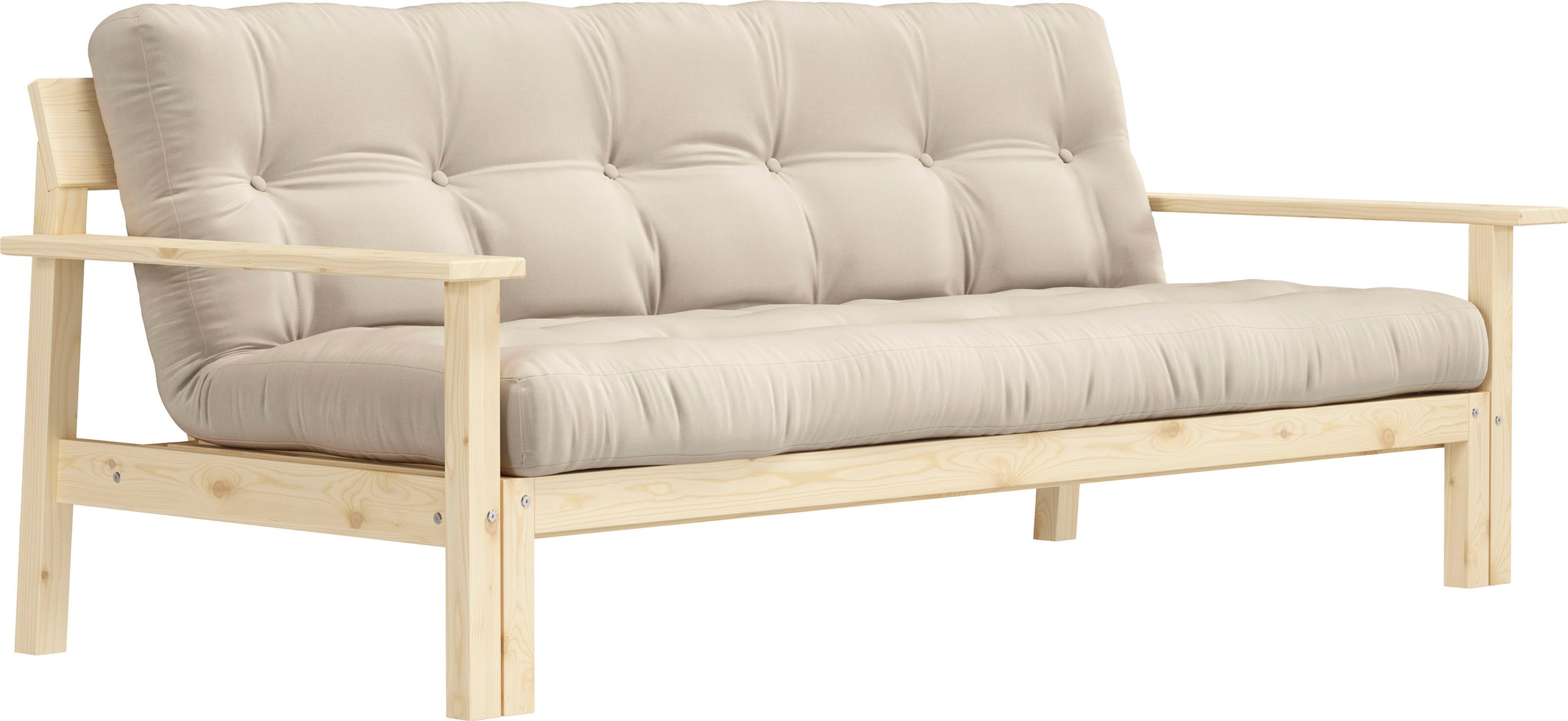 Karup Design Schlafsofa »Unwind«, Mit Holzstruktur, inkl. Futonmatratze, Liegefläche 130x190 cm