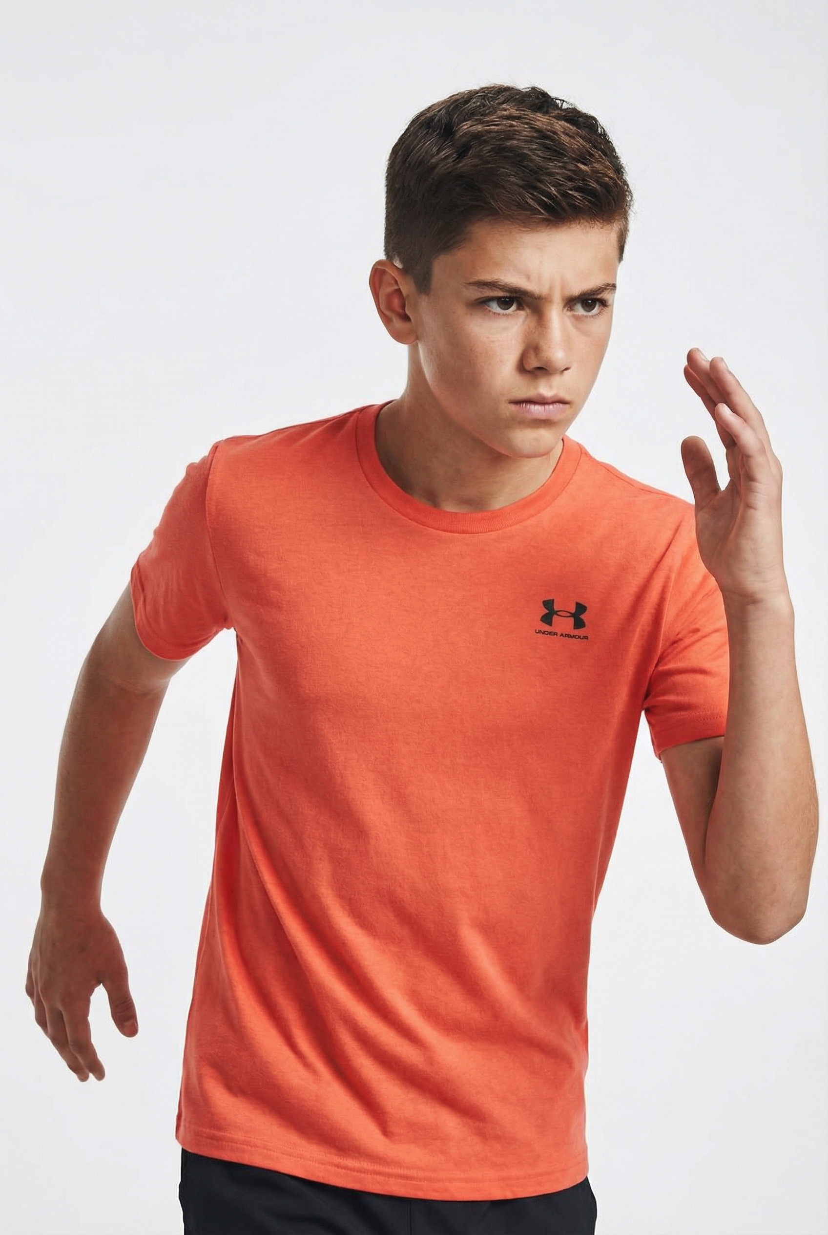 Under Armour® T-shirt »UA B SPORTSTYLE LC SS« für Jugendliche, sportlicher Stil, mit Logodrucken, Kurzarm