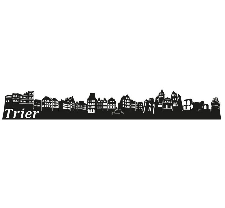 Image of Wall-Art Wandtattoo »XXL Stadt Skyline Trier 120cm«, (1 St.) bei Ackermann Versand Schweiz