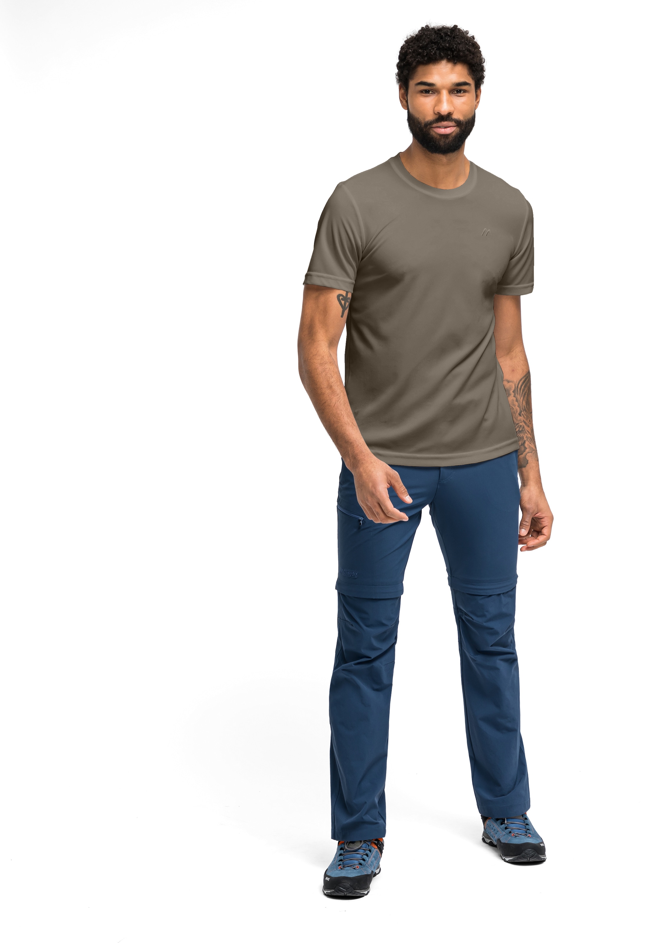 Maier Sports T-Shirt »Walter« Herren Kurzarmshirt, leichtes Sommer Funktionsshirt, Rundhals, Reg Fit