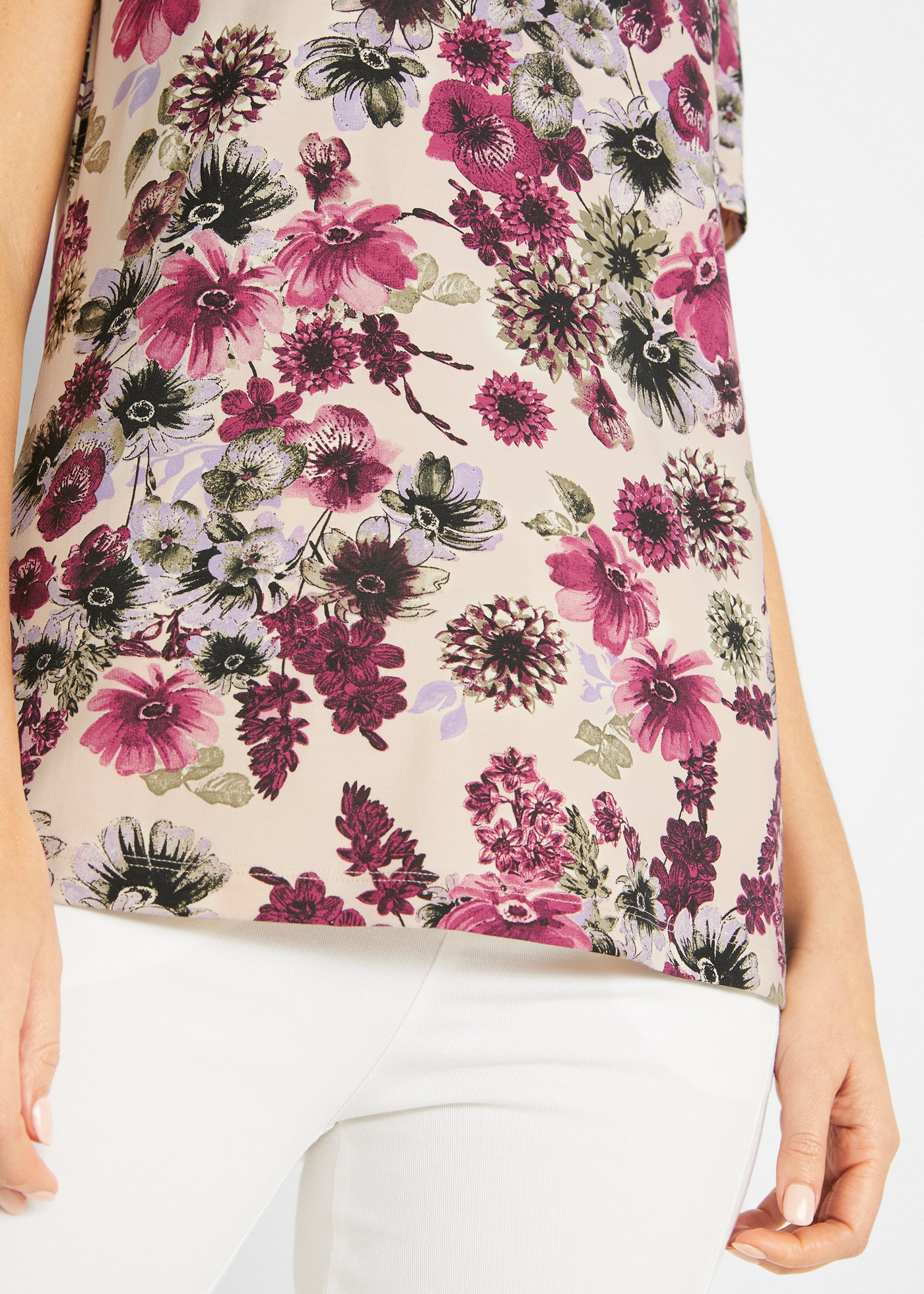 bonprix T-shirt Packung, 2 schmale Passform, Kurzarm, für Frühling und Sommer