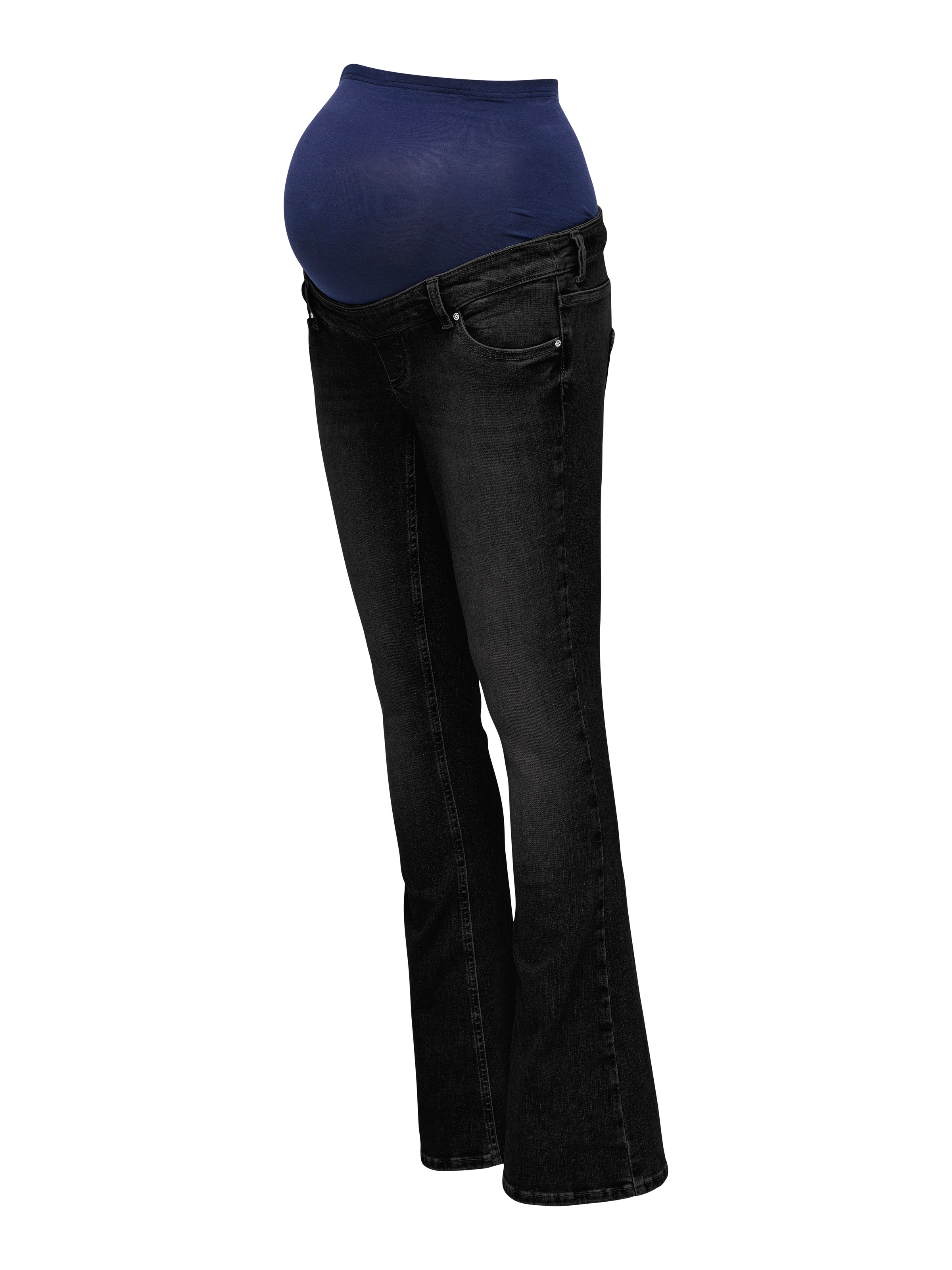 ONLY MATERNITY Bootcut-Jeans »OLMBLUSH MID WAIST FLARED DNM BOX NOOS«