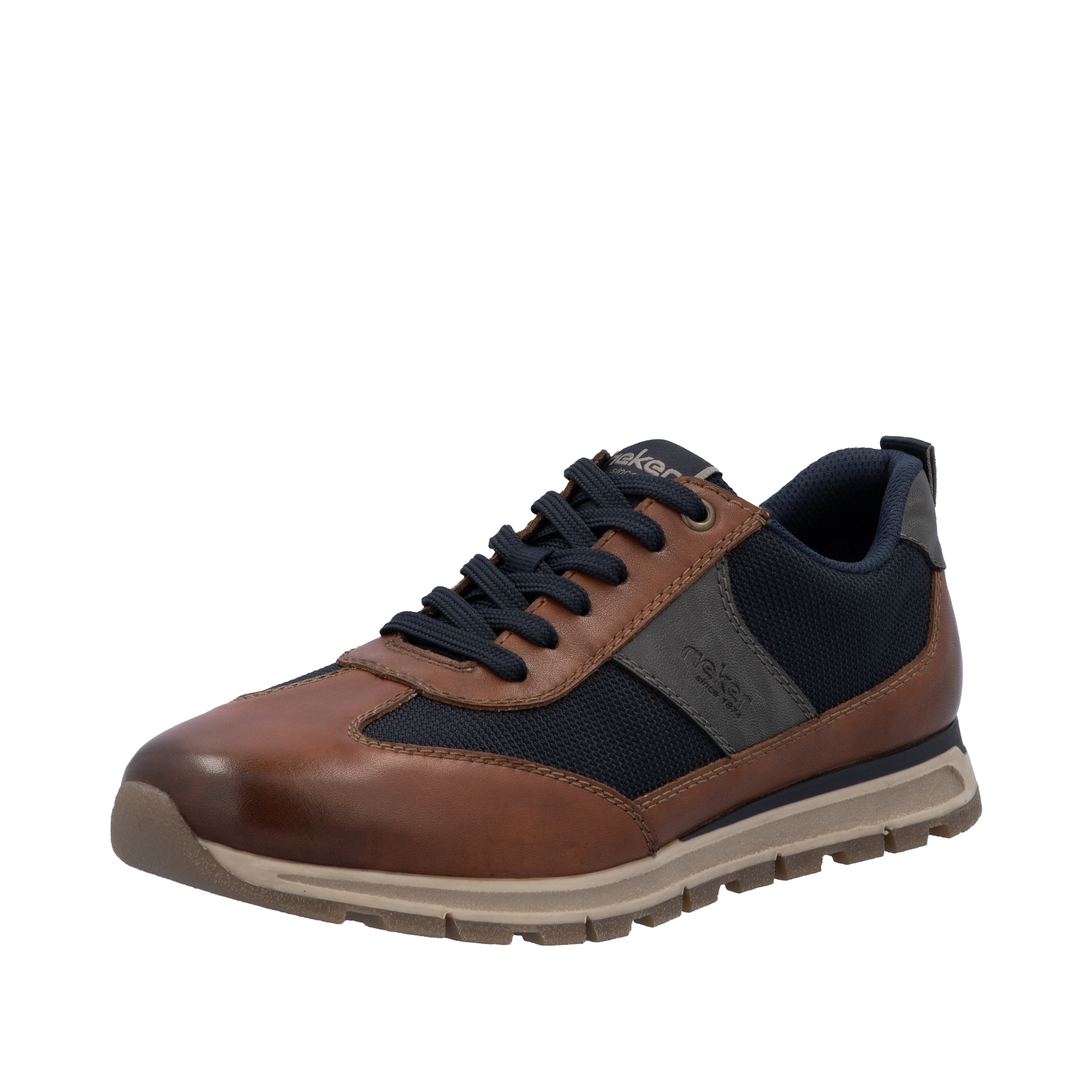 Image of Rieker Sneaker Schnürschuh, Halbschuh, Casual-Sneaker mit gep. Schaftrand