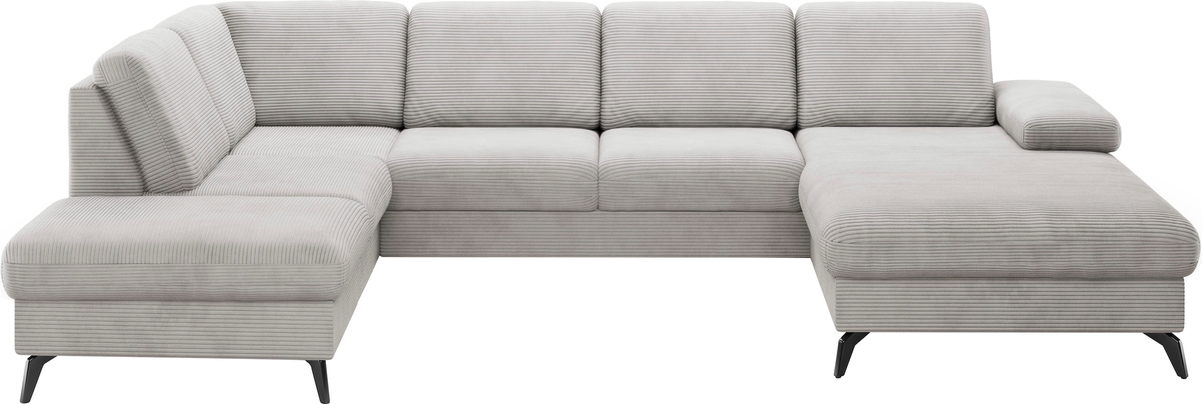 sit&more Wohnlandschaft »Morris Jubi U-Form«, inkl. Armteilfunktion und 1 Zierkissen, wahlweise mit Bettfunktion