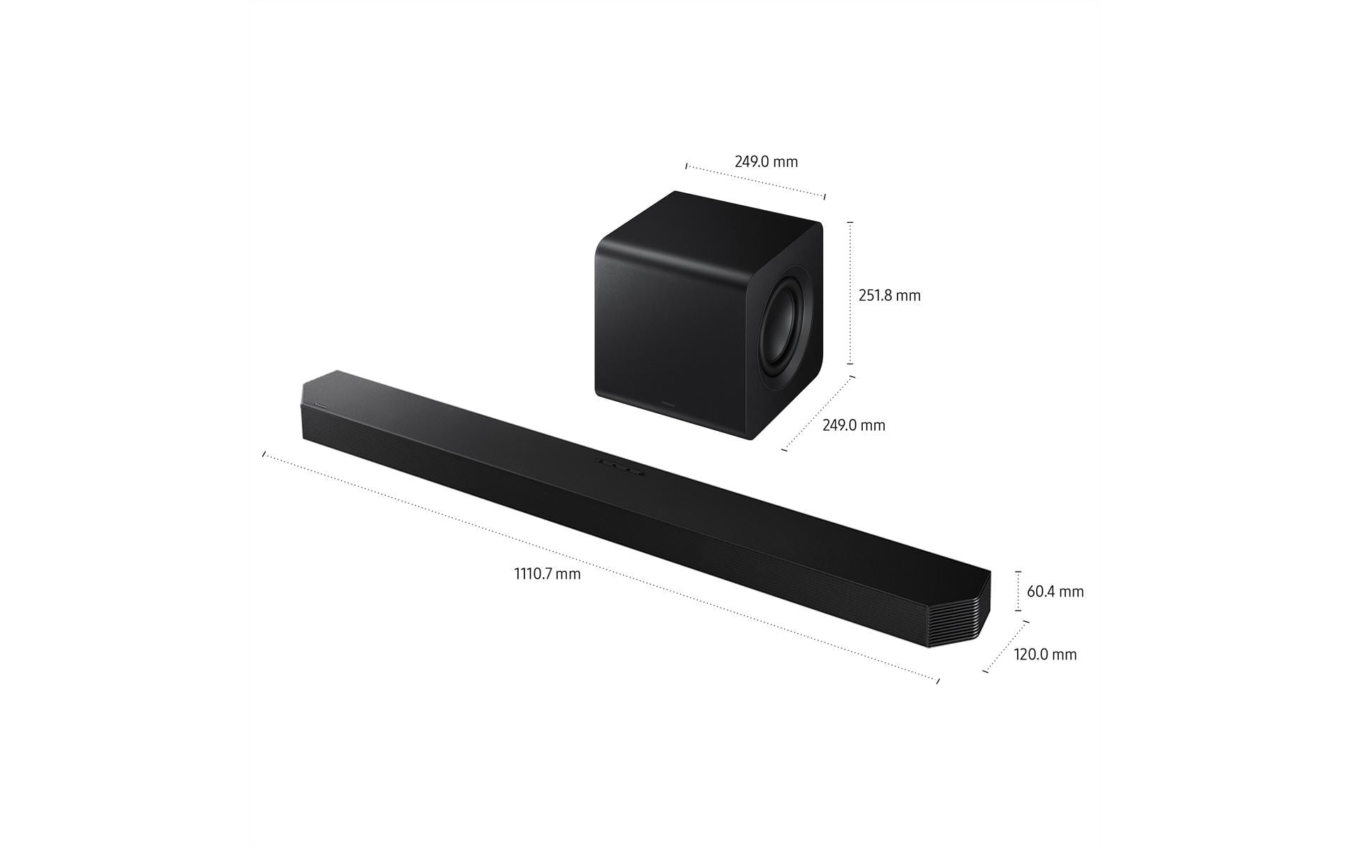 Samsung Barre de son »HW-Q800F« 5.1.2 ( ) Verbindungsart: Bluetooth, HDMI, WLAN (Wi-Fi)