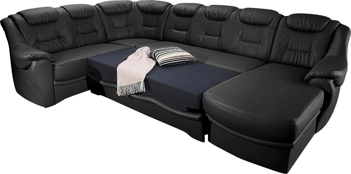 sit&more Wohnlandschaft »Bellevue U-Form«, wahlweise mit Bettfunktion