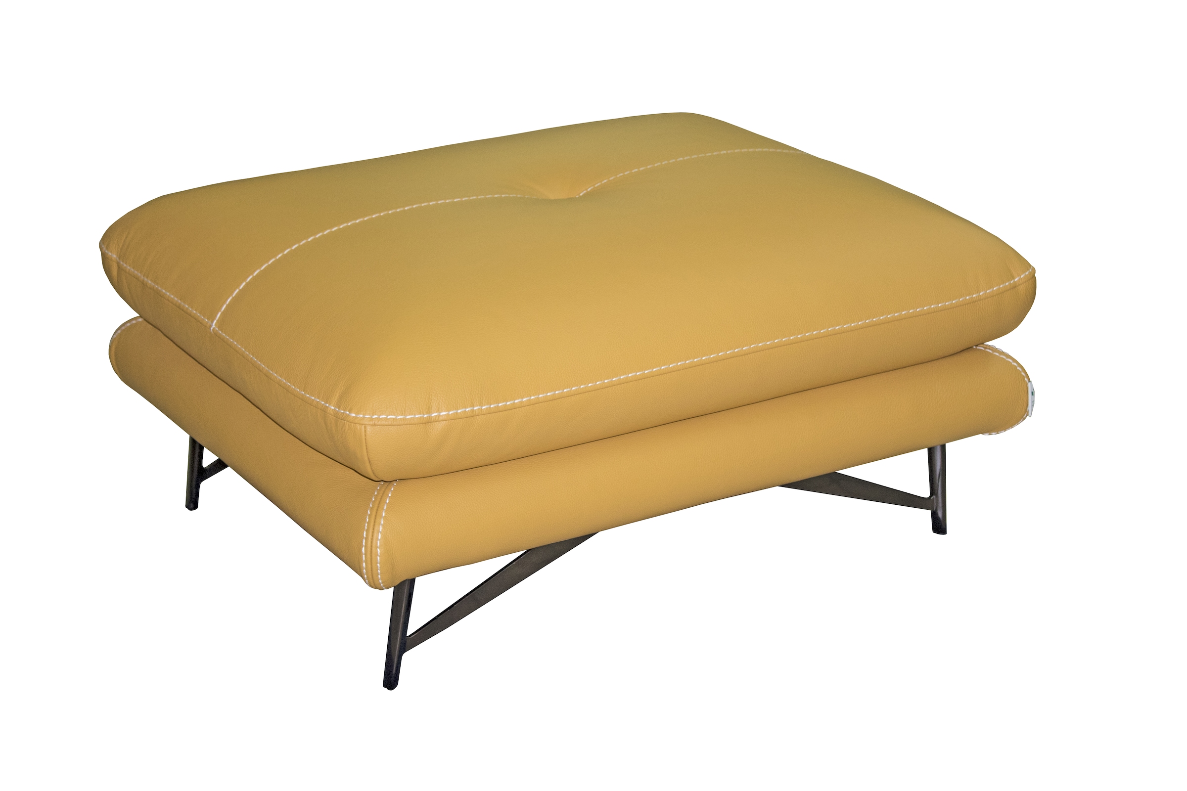 Image of CALIA ITALIA Hocker "Cezanne, italienisches Design trifft erstklassigen Sitzkomfort, Leder" Designhocker in besonders langlebigen & pflegeleichten Lederarten