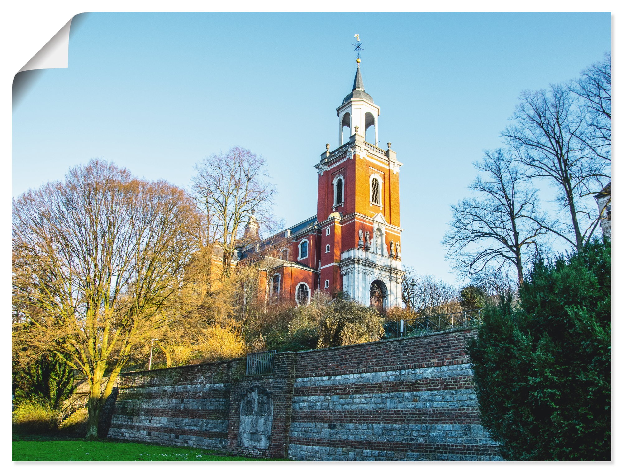 Image of Artland Wandbild »St. Michael in Aachen-Burtscheid«, Deutschland, (1 St.), in vielen Grössen & Produktarten - Alubild / Outdoorbild für den Aussenbereich, Leinwandbild, Poster, Wandaufkleber / Wandtattoo auch für Badezimmer geeignet bei Ackermann Versand 