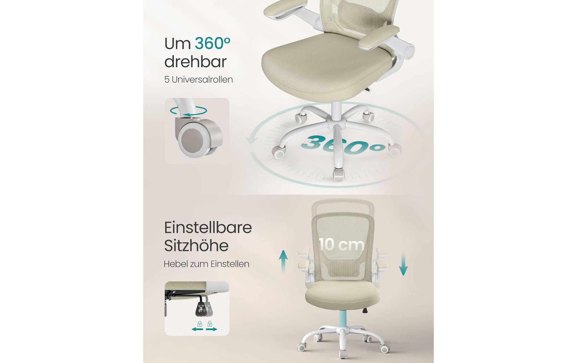 SONGMICS Bürostuhl »höhenverstellbar« ()