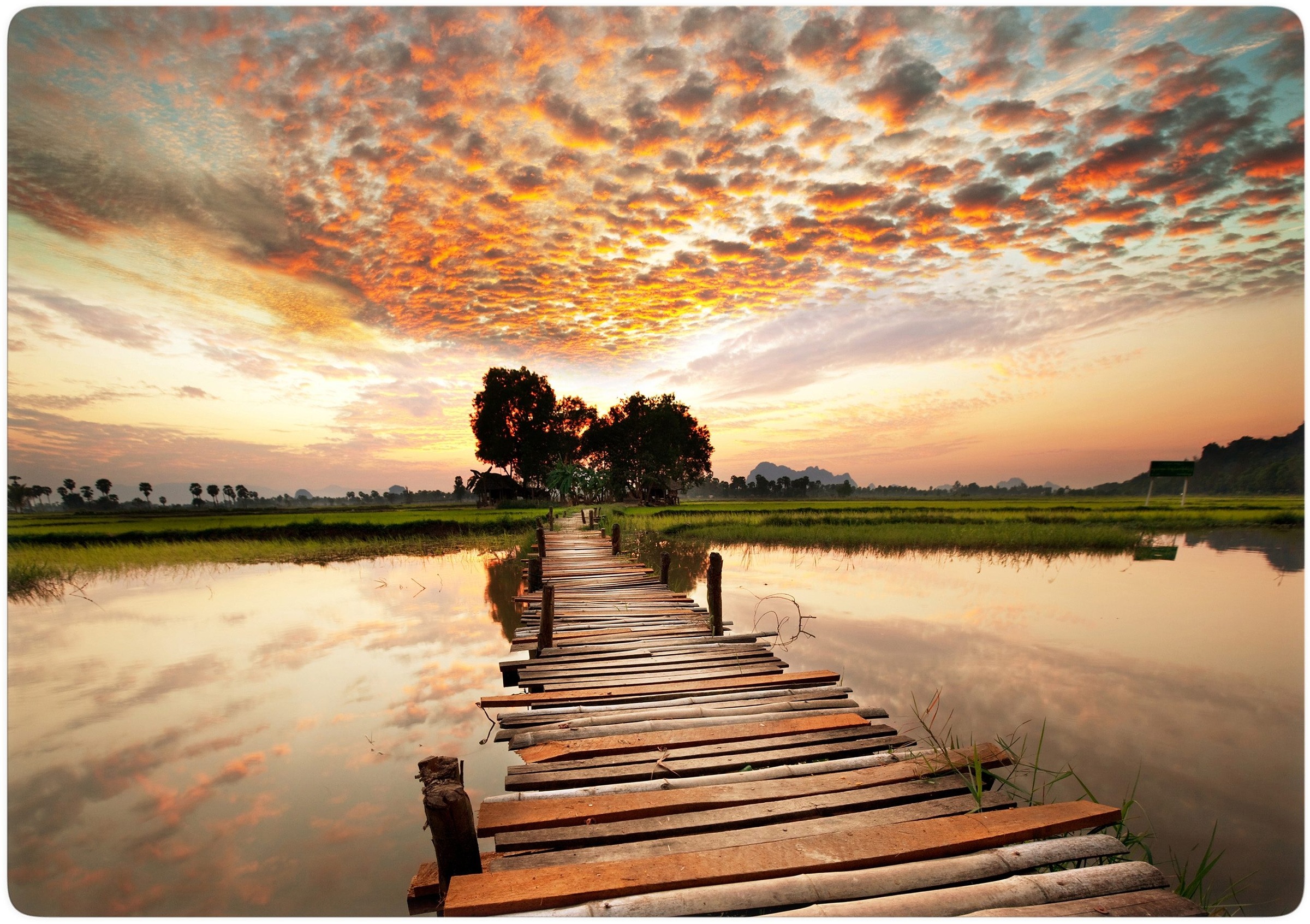 Image of Wall-Art Glasbild »To the other side«, in 2 Grössen bei Ackermann Versand Schweiz