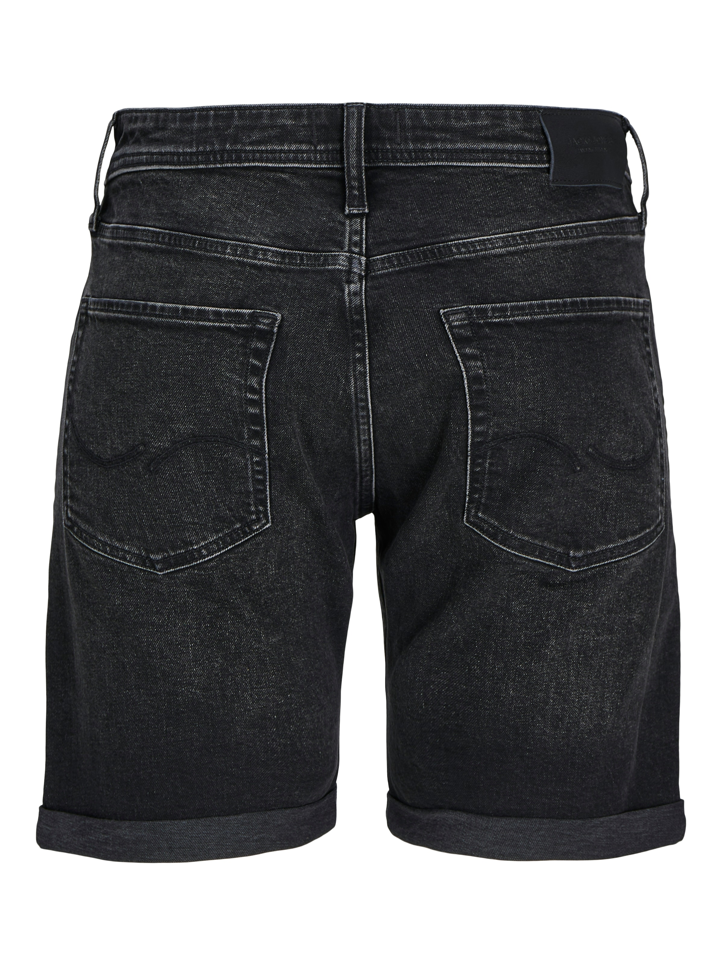Jack & Jones Shorts »JJIORIGINAL mit stylischem Aufschlag und Knopf«, unifarben, regular fit, Web, Five-Pocket-Stil, elastisch