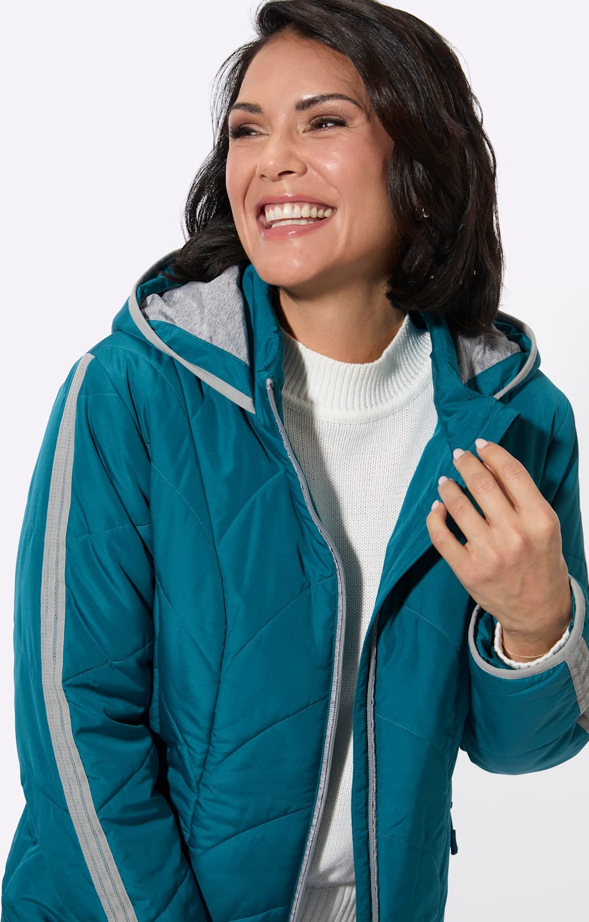 Casual Looks Veste matelassée mit Kapuze