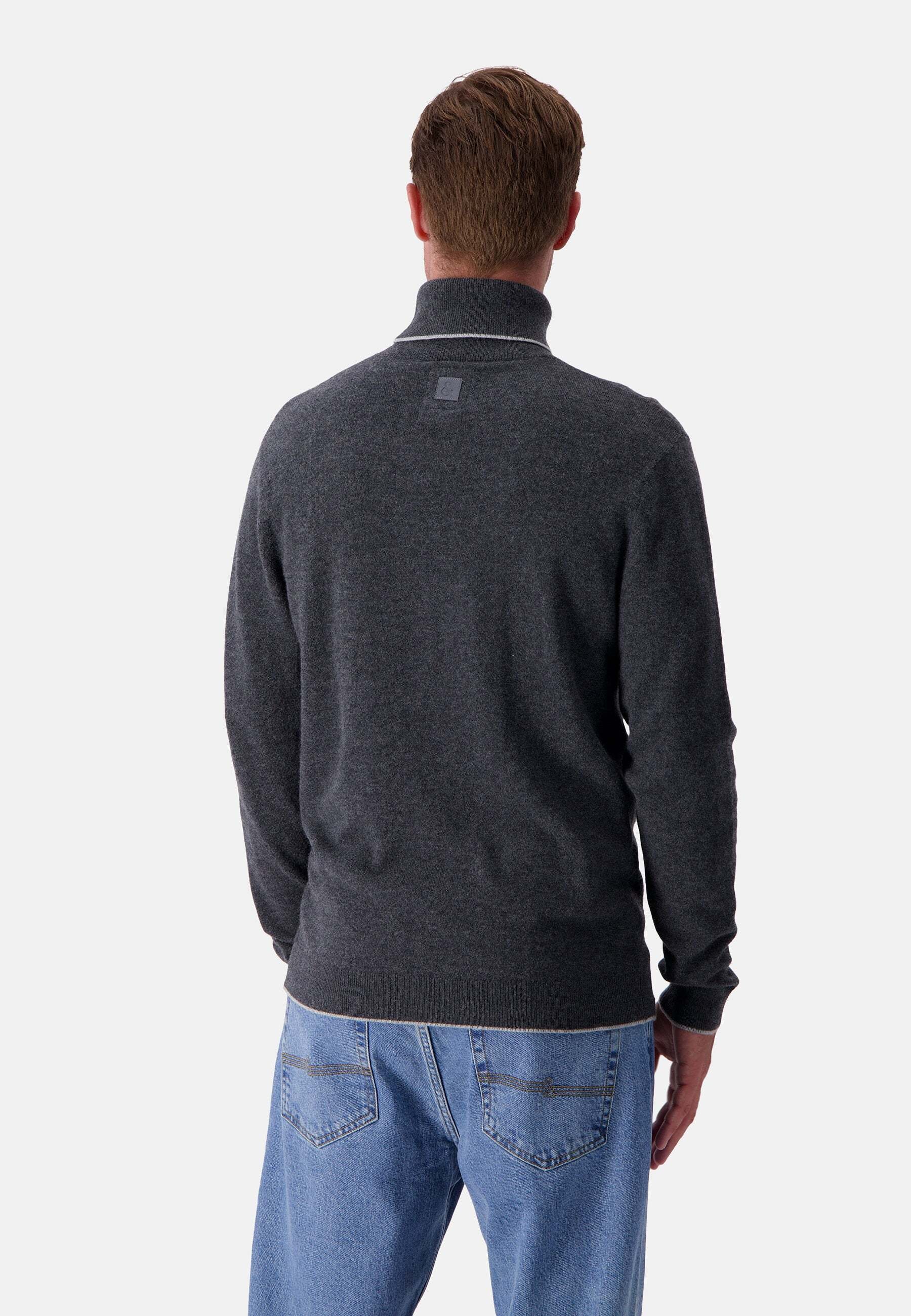 colours & sons Strickpullover »colours & sons Pullover Turtleneck Merino Blend«