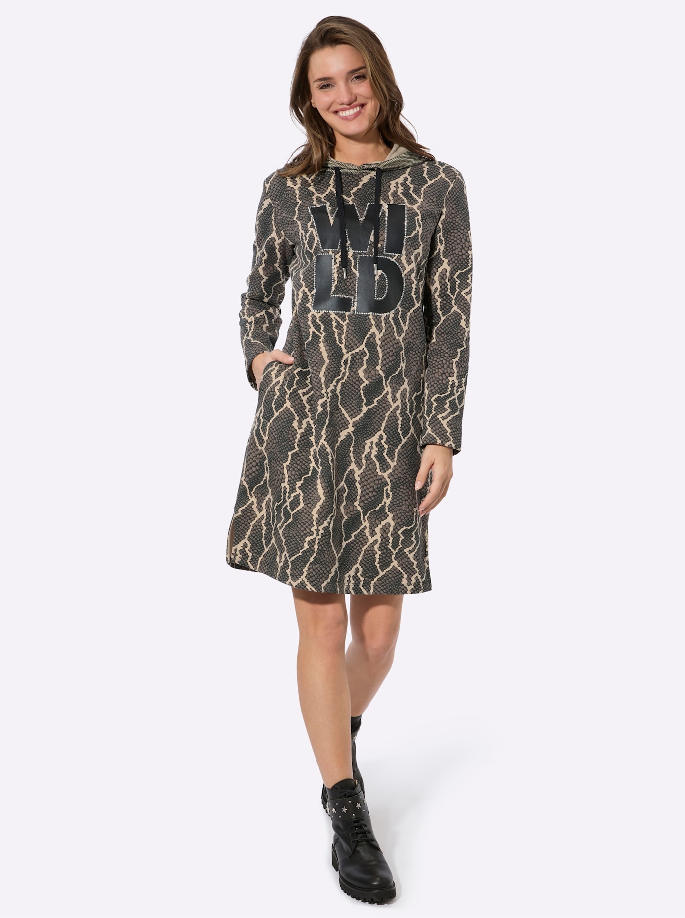 Inspirationen Robe en sweat »Druck-Kleid«