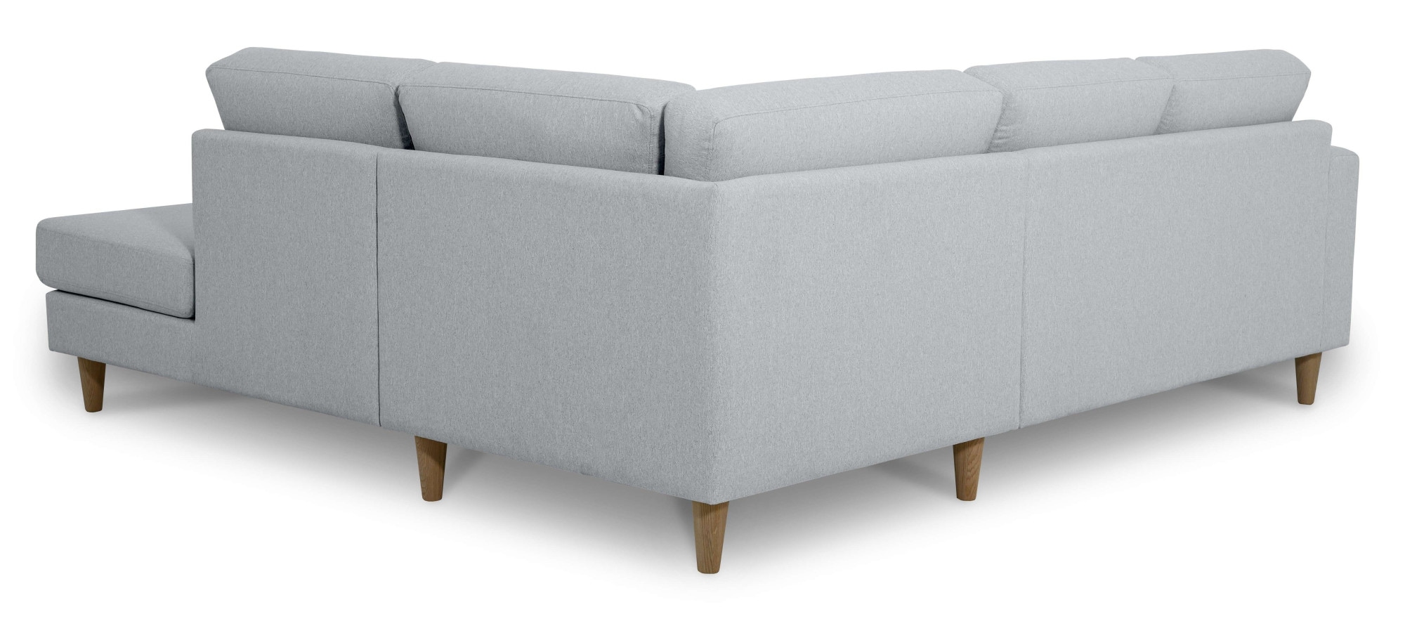andas Ecksofa »Tvinno«, im skandinavischen Stil, L-Form, mit Massivholzfüssen, Breite 230 cm