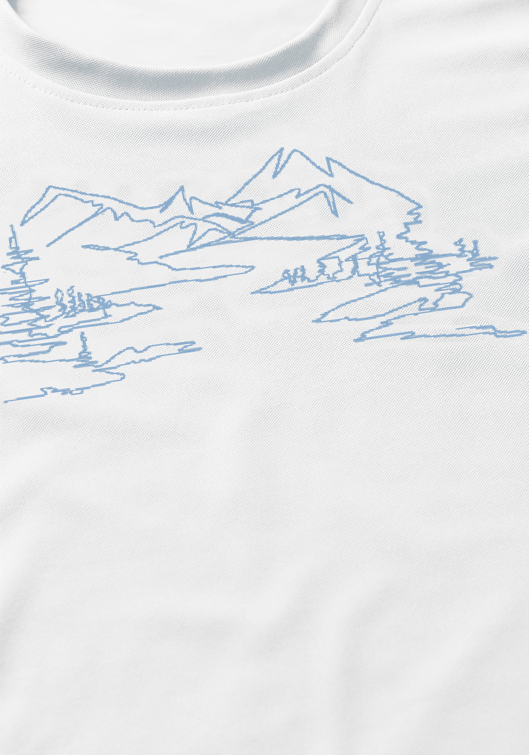 Maier Sports T-Shirt »Wilma Print« Damen Funktionsshirt, Freizeitshirt mit Aufdruck, Regular Fit