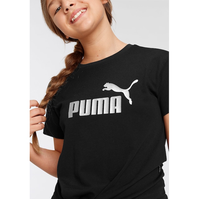 ✌ PUMA T-Shirt »ESS+ Logo Knotted Tee - für Kinder« Acheter en ligne