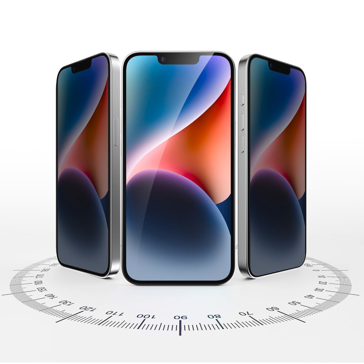 4smarts Displayschutzglas »Second Glass Privacy + Montagerahmen«, für Apple iPhone SE (4. Gen), Displayschutzfolie, Schutzfolie, Blickschutz, kratz- & stossfest