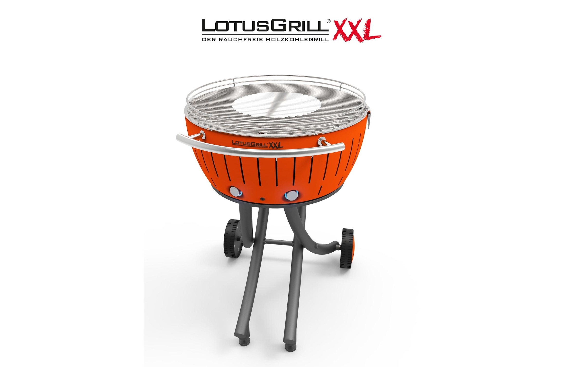 LotusGrill Holzkohlegrill »XXL Mandarinorange«