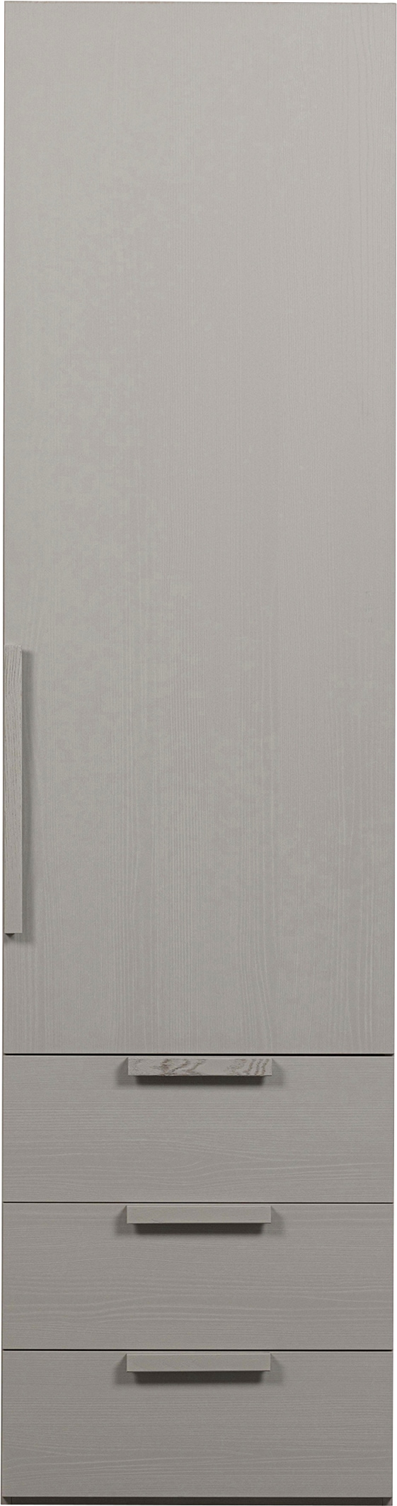 Image of WOOOD "Rens Nussbaumdekor lackiert mit Rollführung und sichtbare Maserung" H 210 x B 55 x T 58 cm, Wandbefestigung empfohlen, Kombinierbar