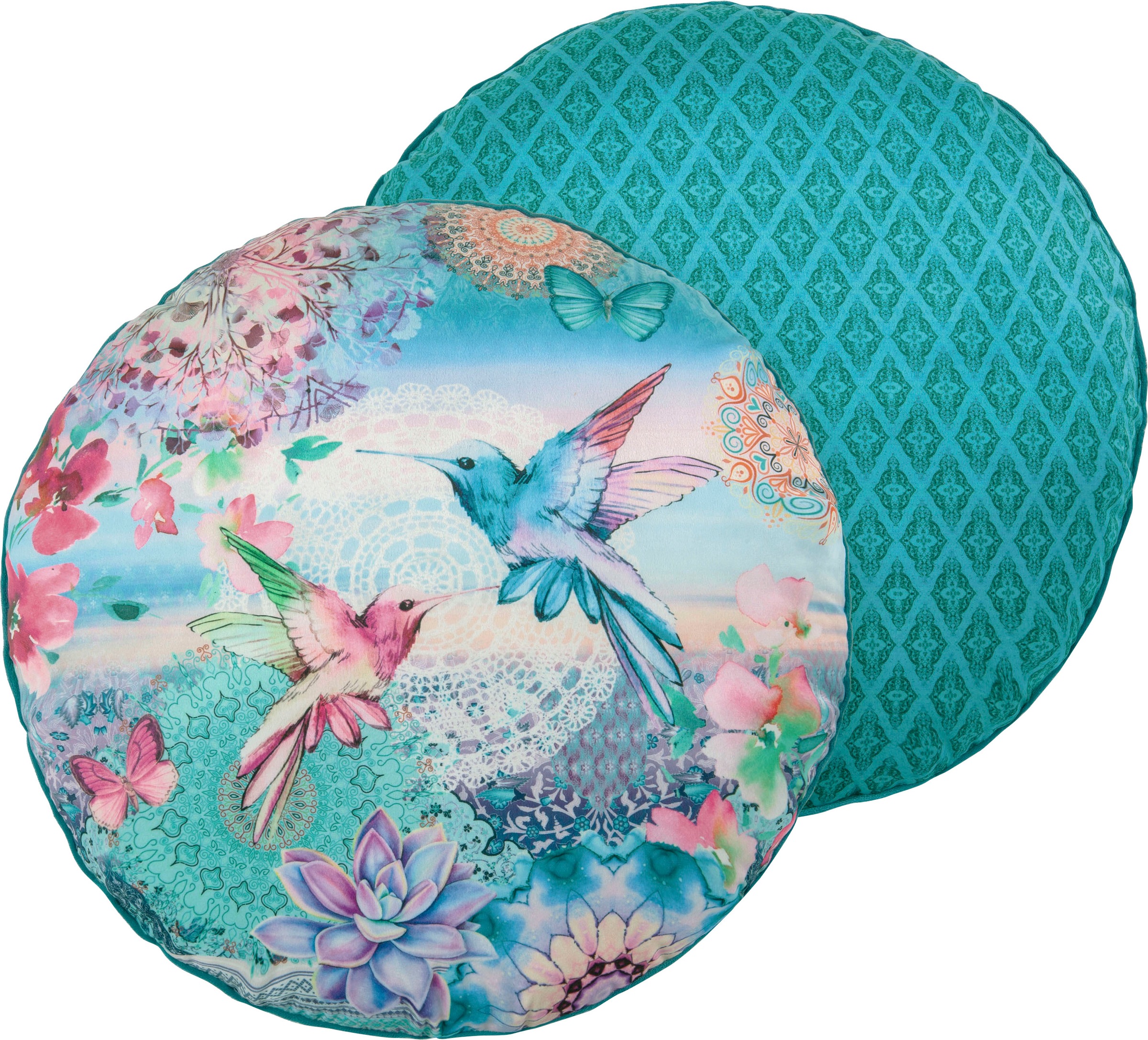 Image of hip Dekokissen »Ganesha«, (1 St., 1 55 cm rund Dekokissen - Mit biese), mit Biese bei Ackermann Versand Schweiz