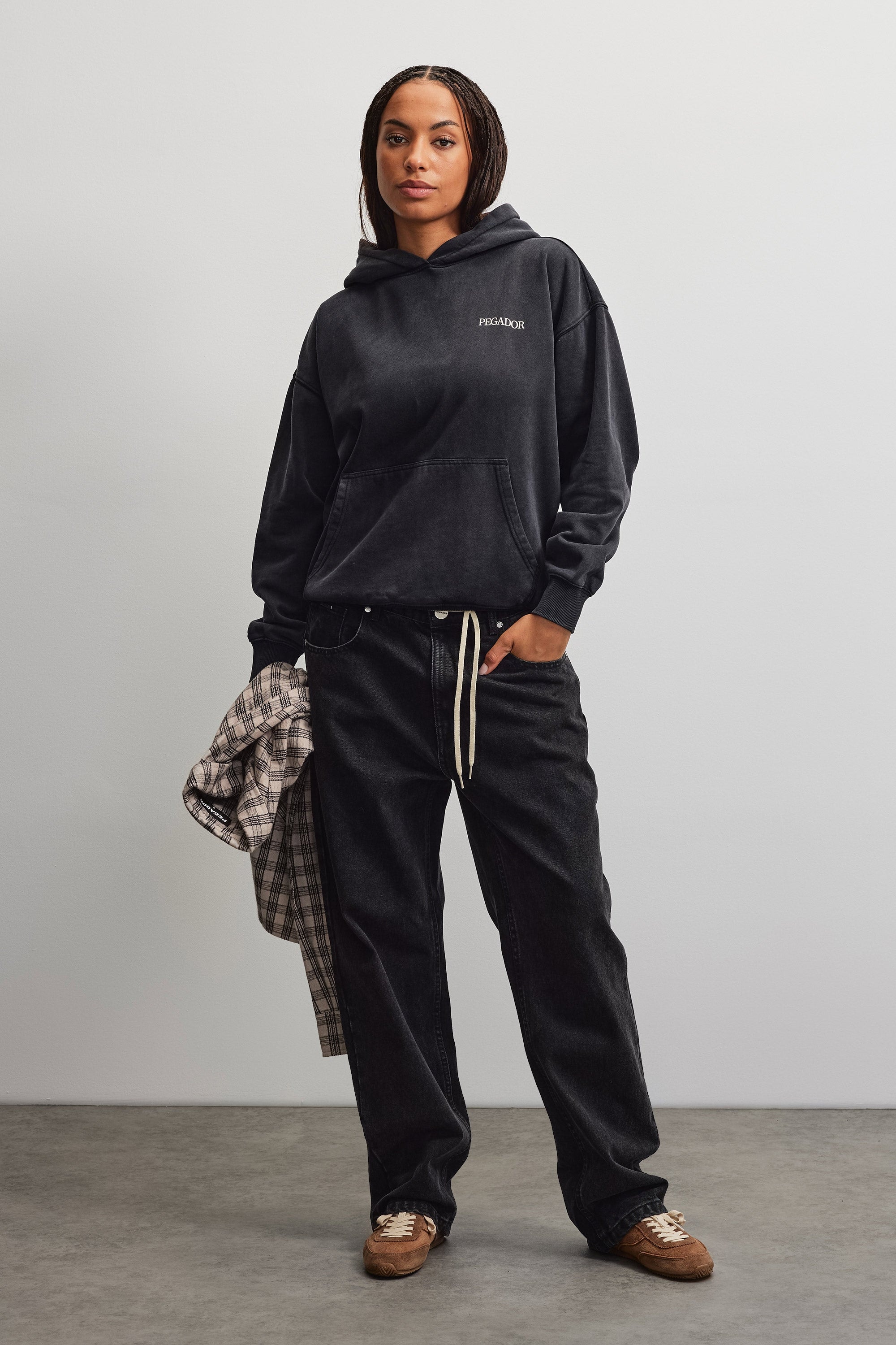 PEGADOR Sweat à capuche »ASTI OVERSIZED HOODIE«, mélange de coton, oversize
