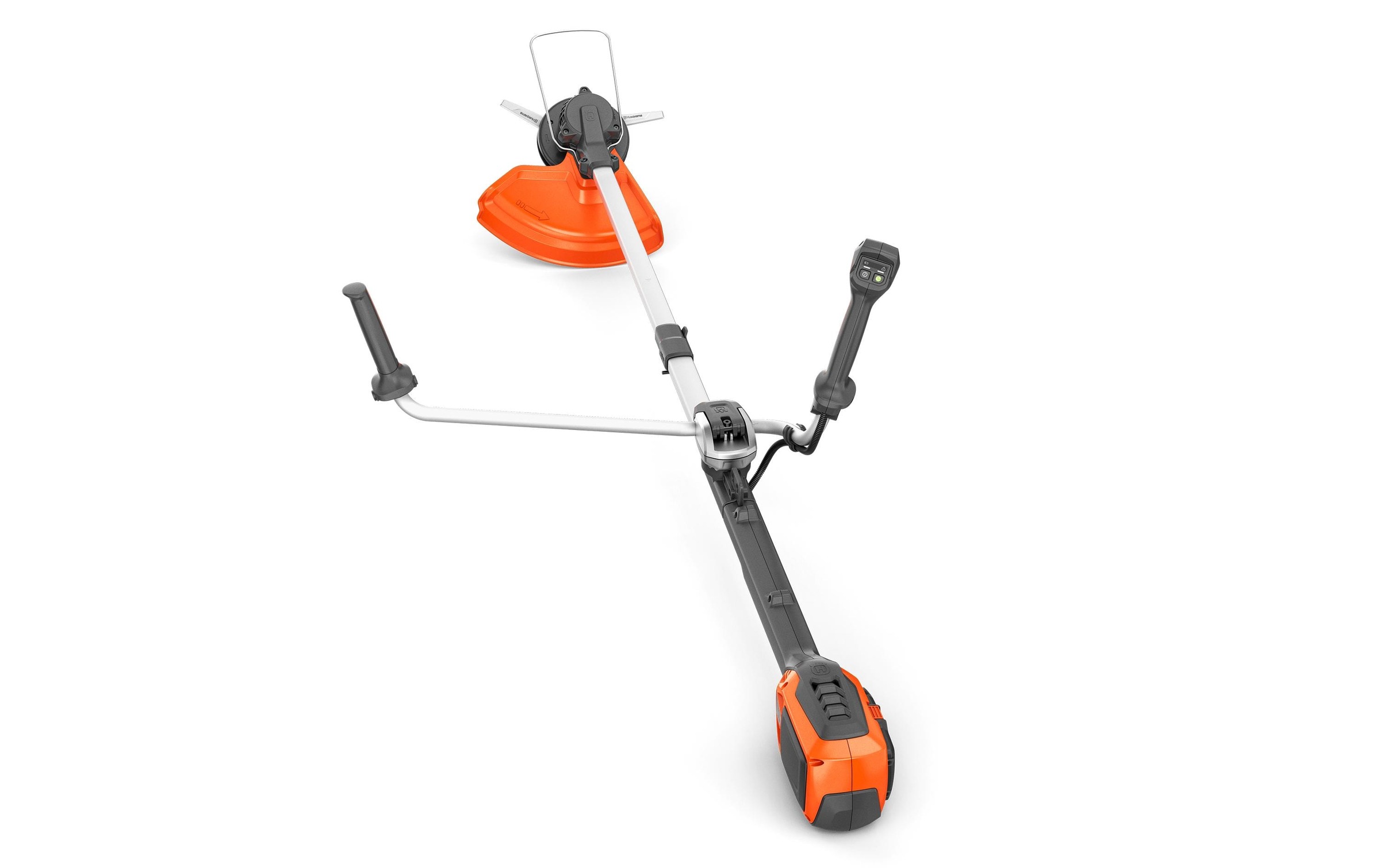 Image of Husqvarna Akku-Rasentrimmer "220iR 32 cm Kunststoffmesser" Akku-Rasentrimmer mit 32 cm Schnittbreite und Teleskopstiel