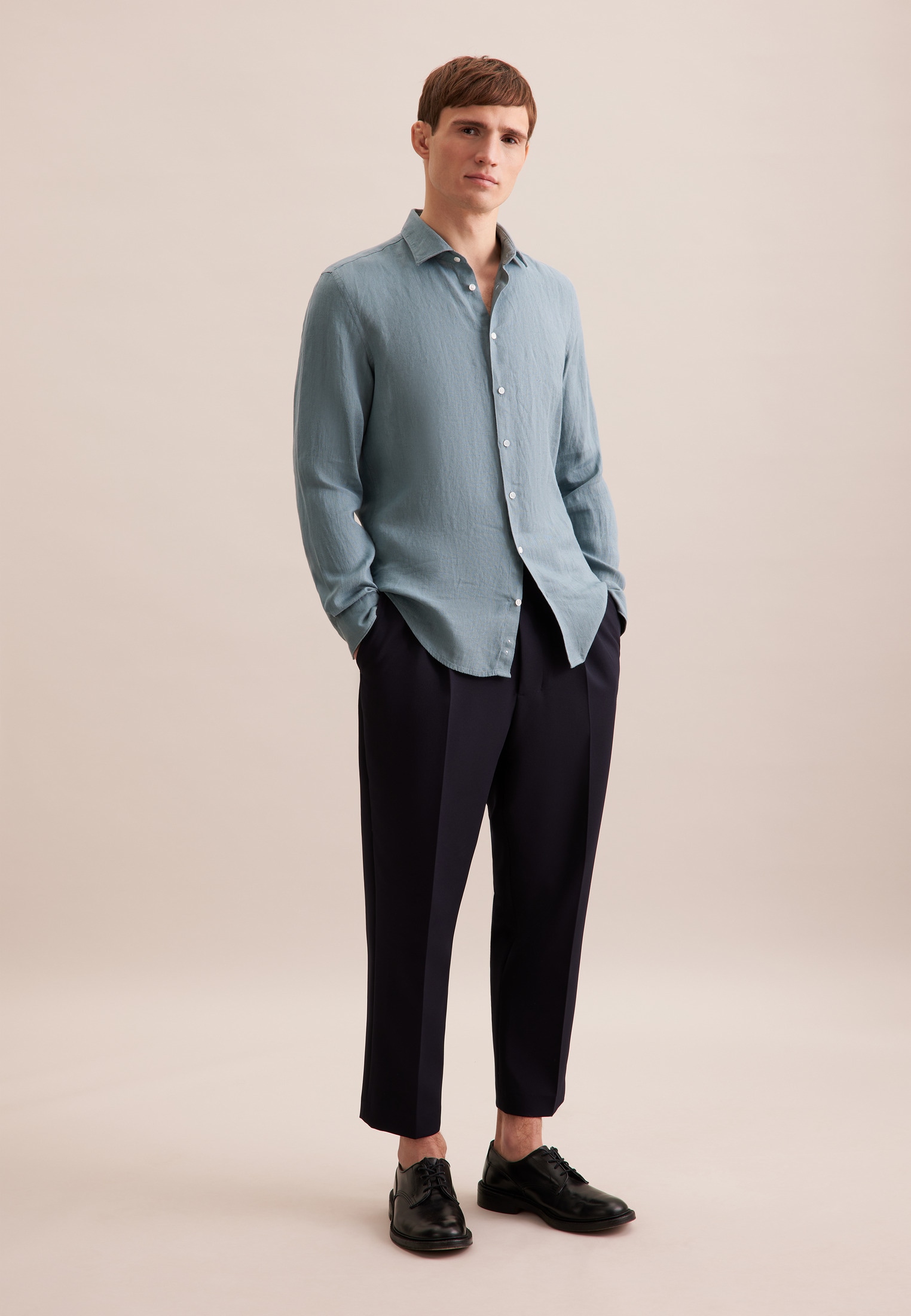 seidensticker Chemise d'affaires »Slim« col Kent 1/1 slim uni