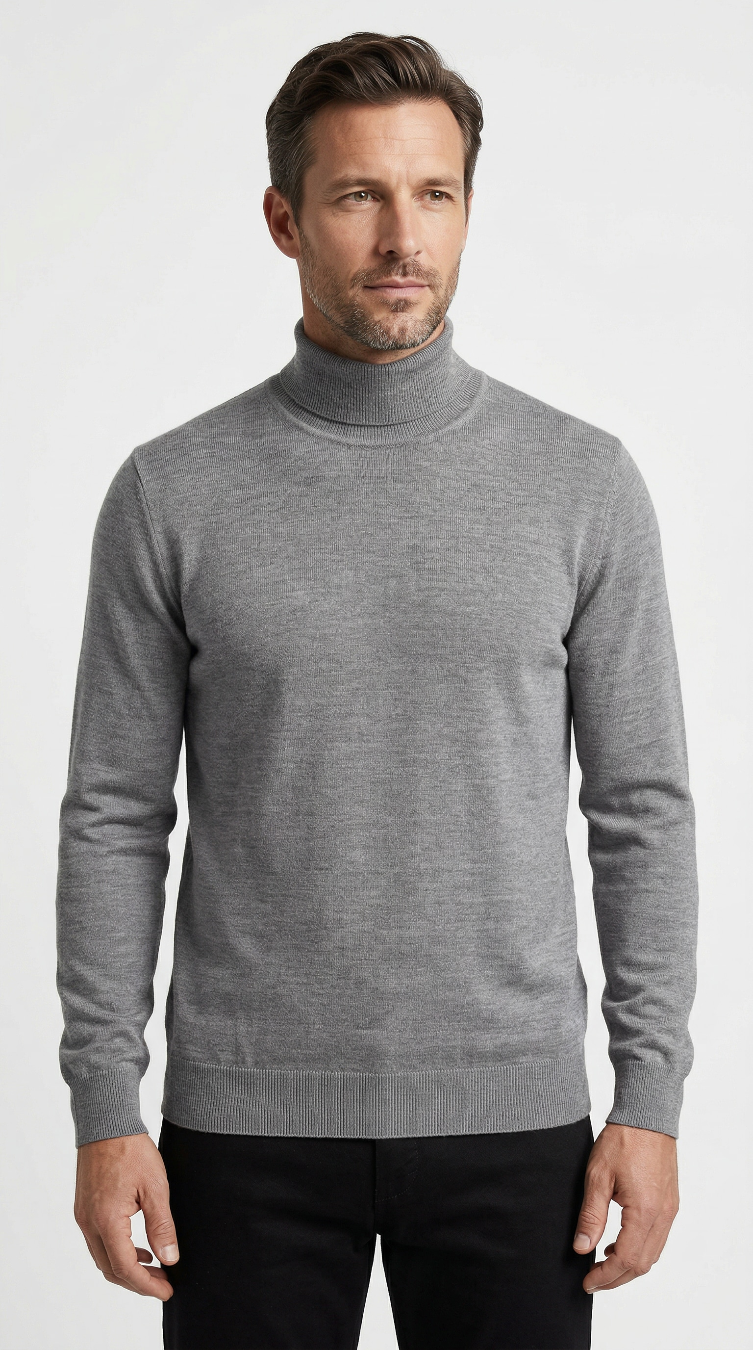 Image of OLYMP Rollkragenpullover "OLYMP Strick Casual" aus reiner Wolle