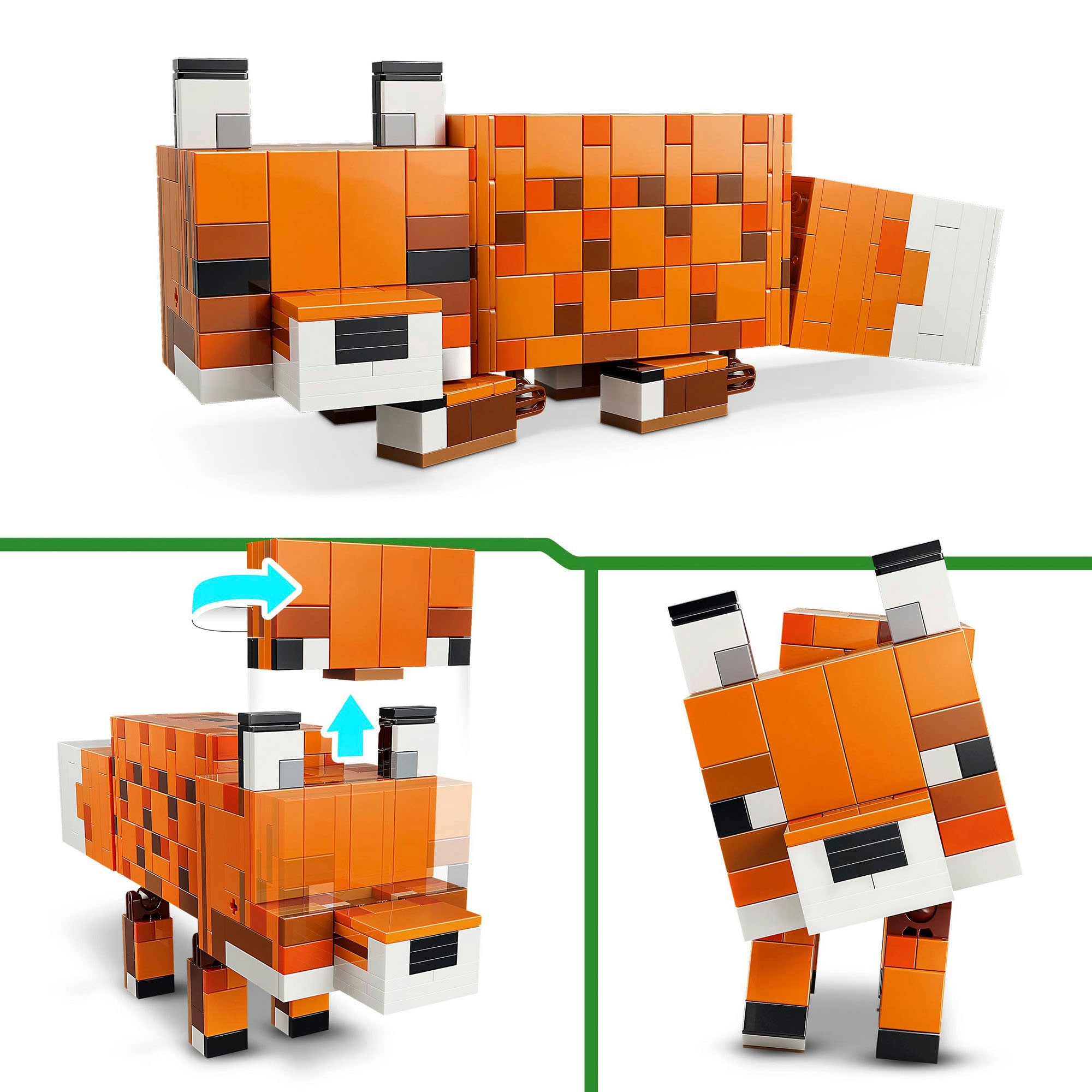 LEGO® Pions de construction »Der Fuchs (21588), LEGO Minecraft« Made in Europe