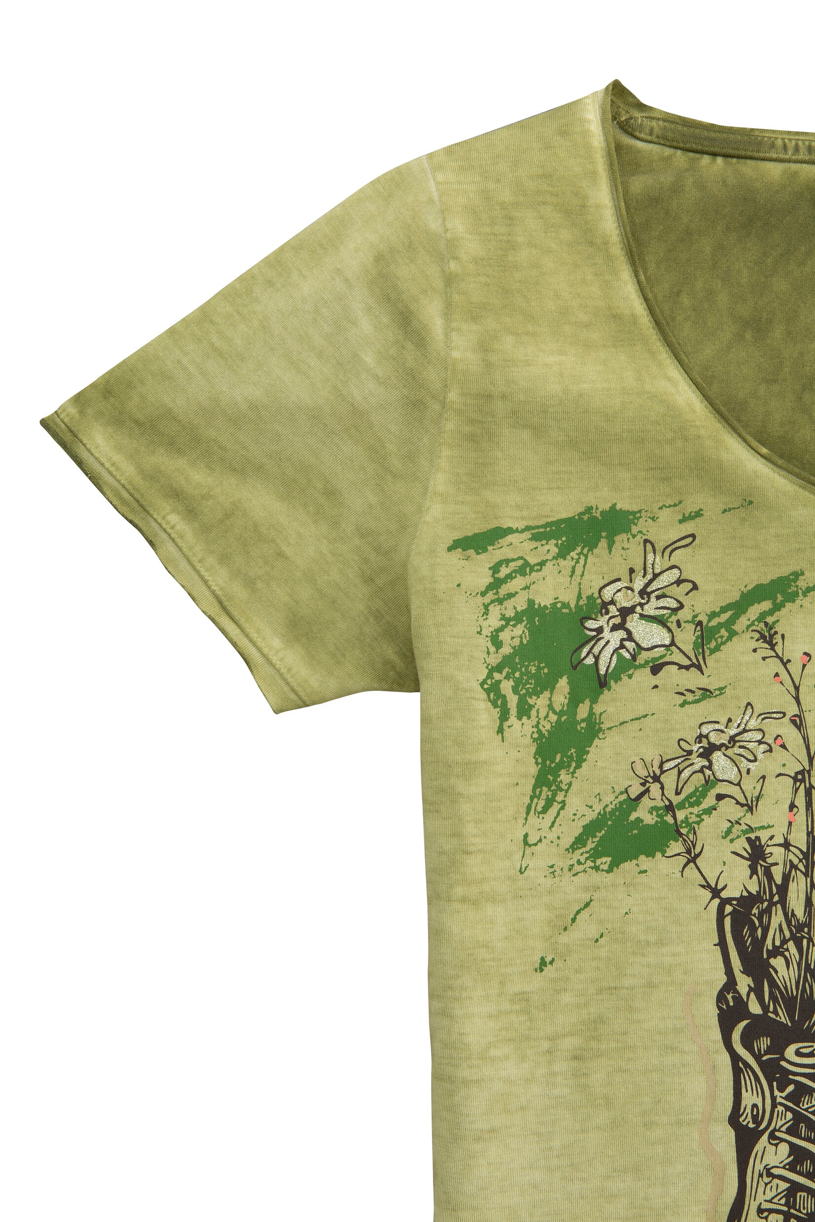 ♕ Hangowear Trachtenshirt »Wiara«, Damen, mit Glitzerelementen im  Printmotiv versandkostenfrei bestellen