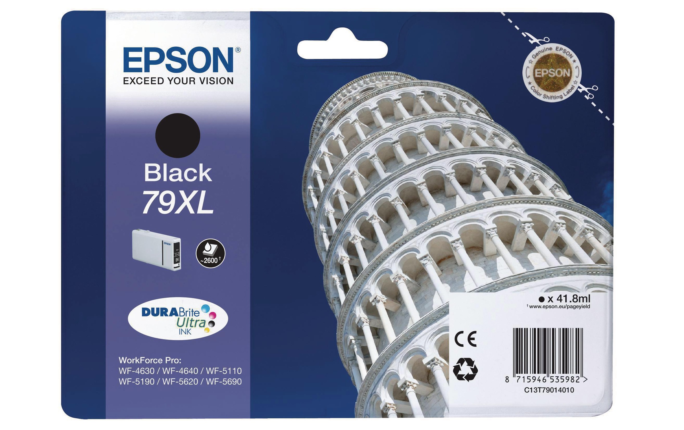 Image of Epson Tintenpatrone "C13T79014010 Black"