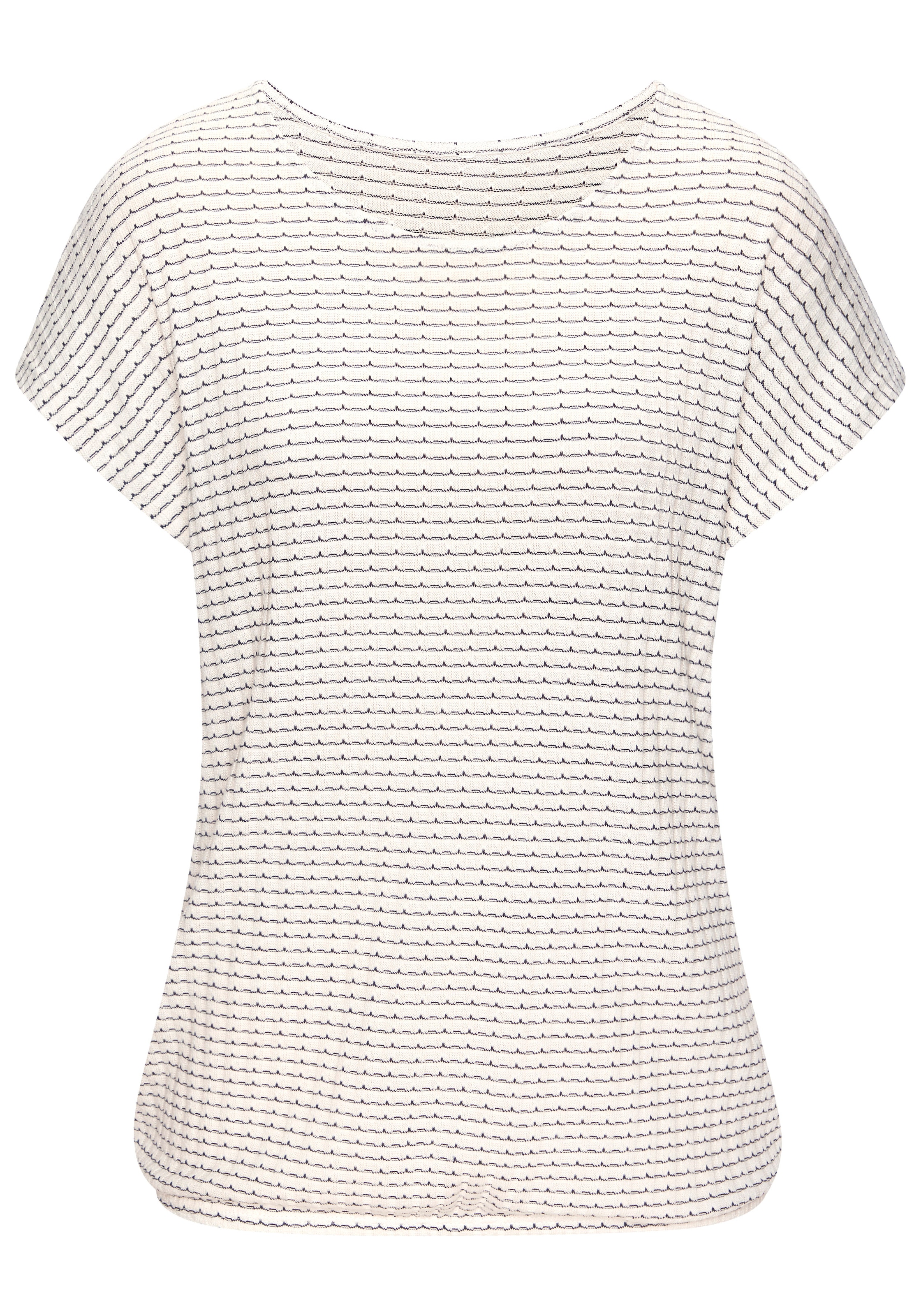 Vivance Kurzarmshirt »aus strukturierter Strickqualität« Set,  mit schönem Muster aus Strick