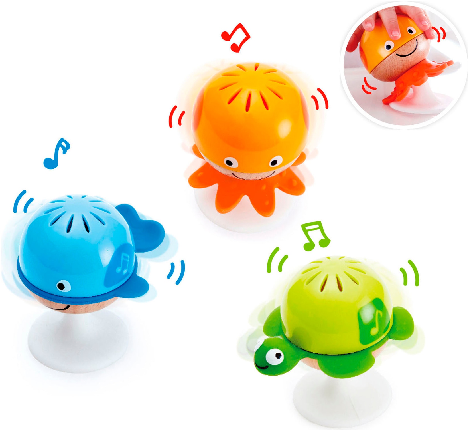 Hape Rassel »Rasselset Saugnapf«