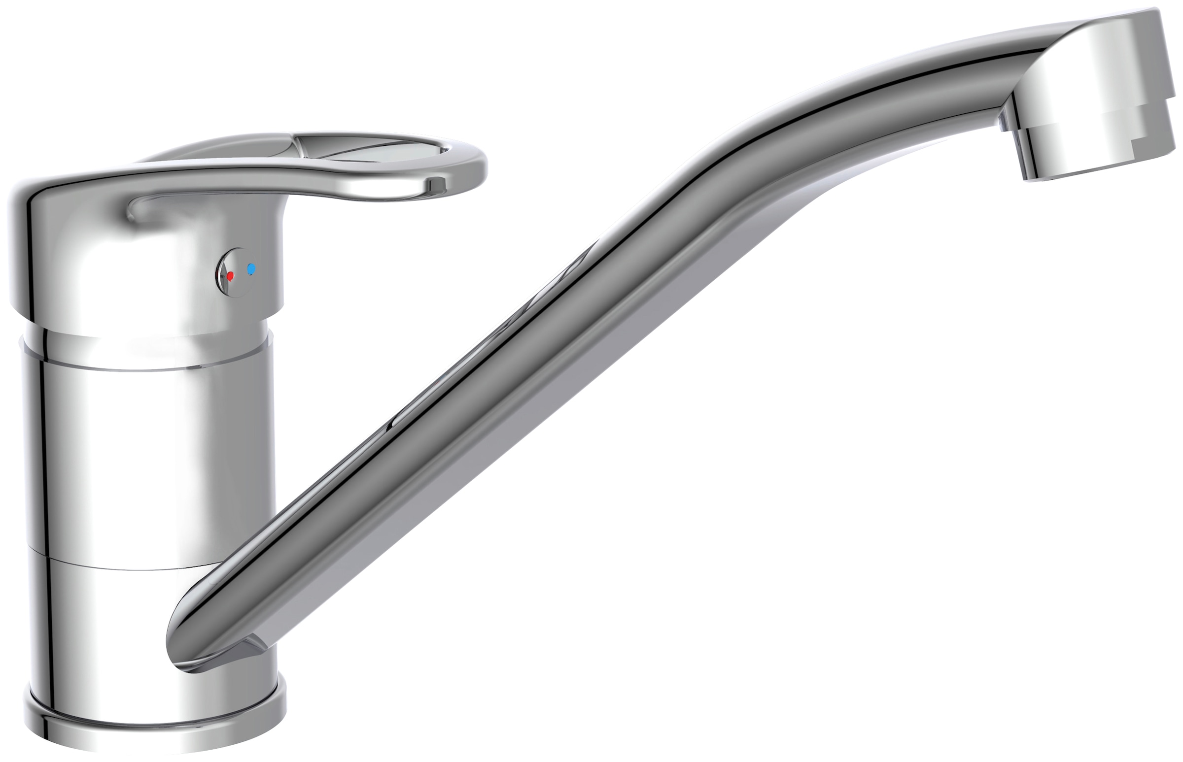 Image of Schütte Spültischarmatur "DANTE" 360 schwenkbarer Wasserhahn, Mischbatterie, Spültischarmatur in Chrom