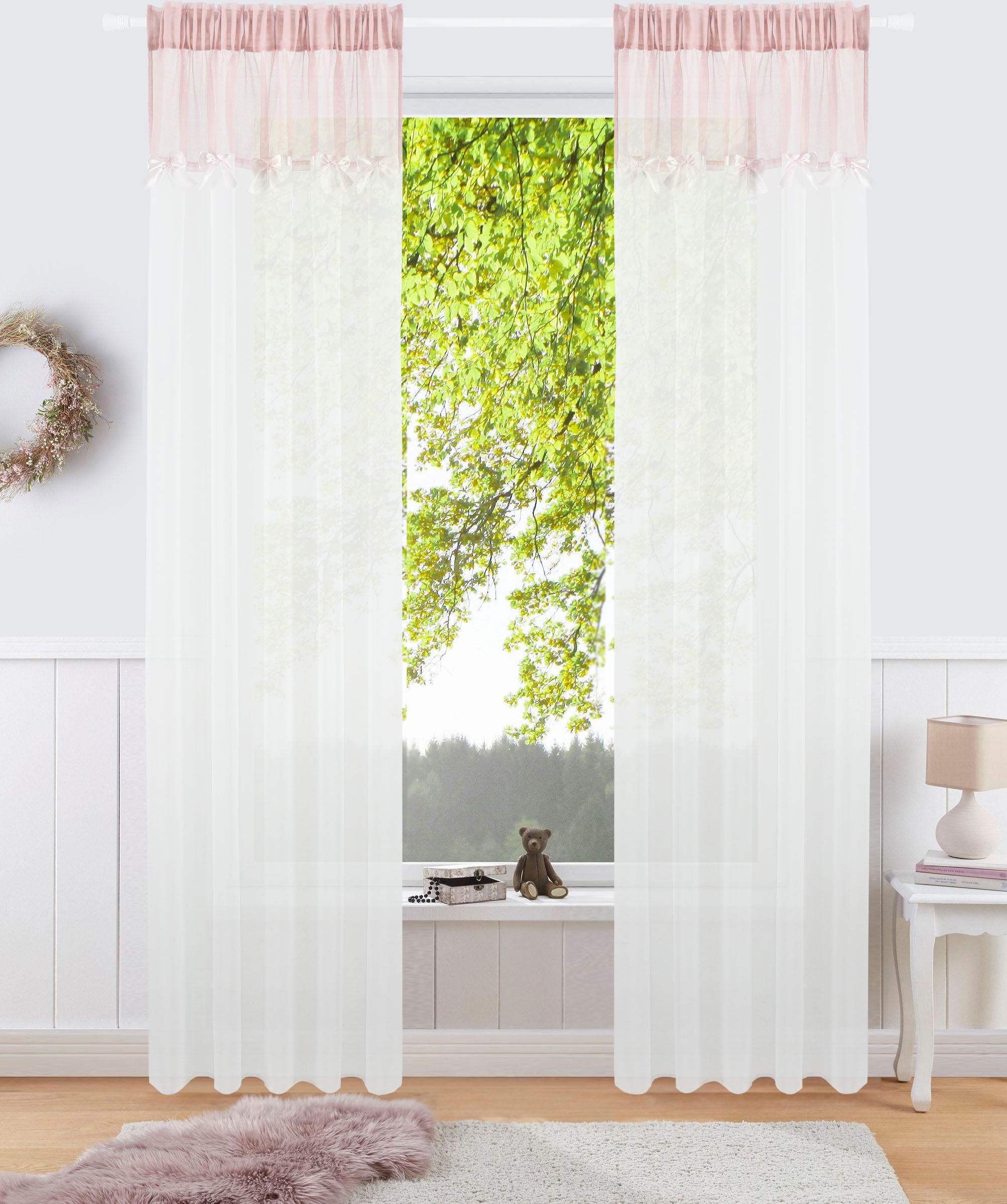 Image of Lüttenhütt Gardine »Schleifen«, (1 St.) bei Ackermann Versand Schweiz