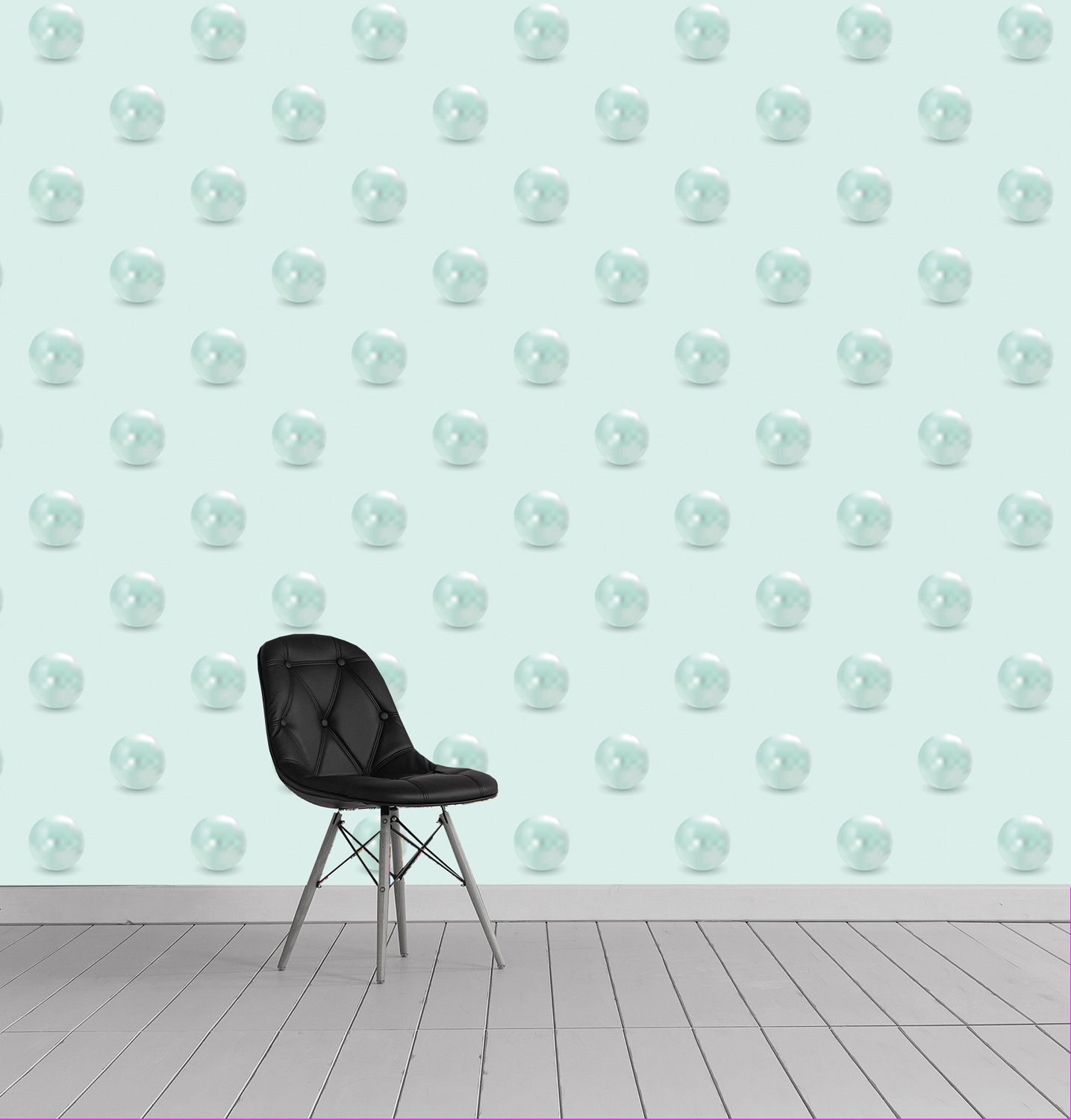 queence Vinyltapete »Bürki« 3D-Optik | Motiv | bedruckt | gemustert | gepunktet glatt 90x250cm, selbstklebend, kinderleichte Anbringung, , Sticker