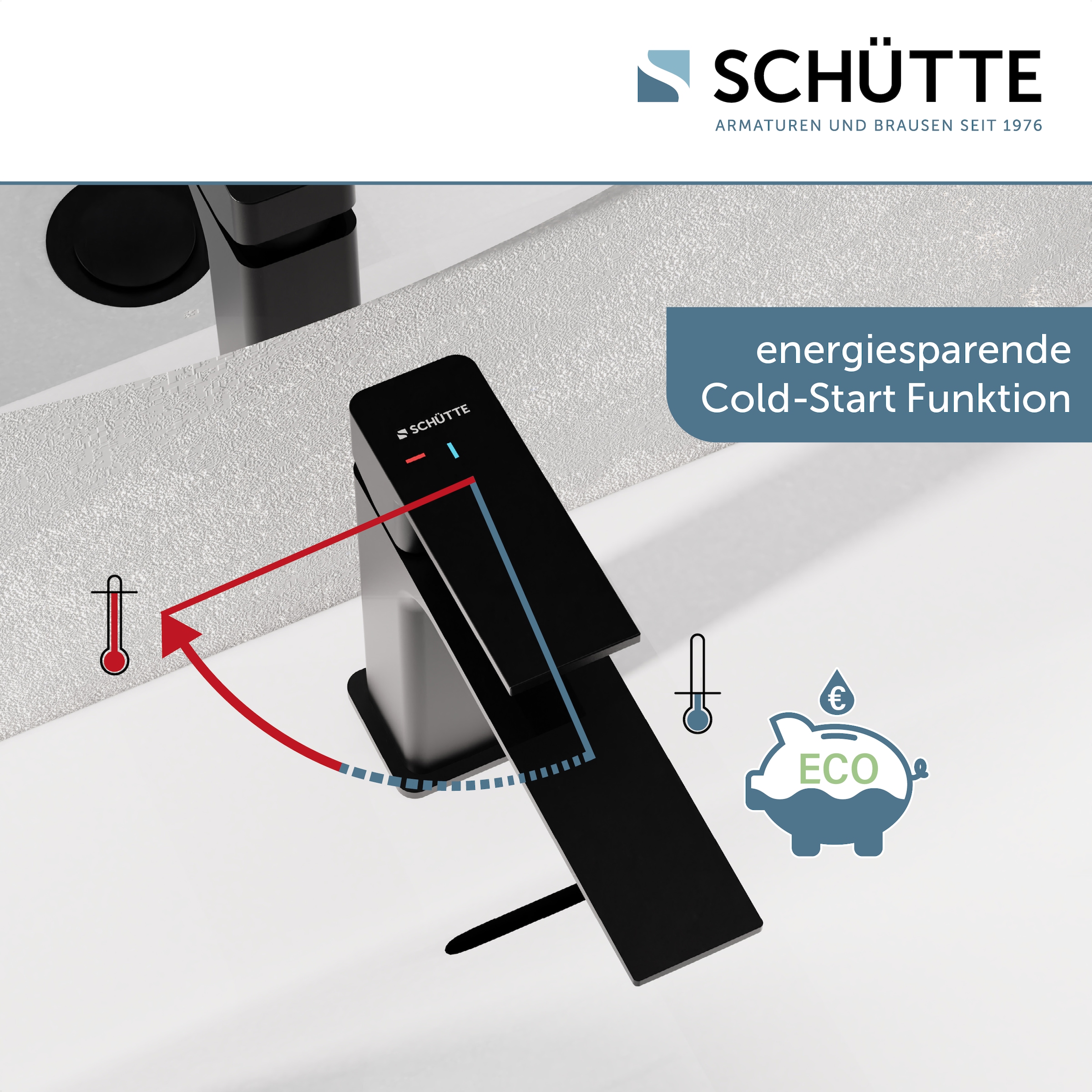 Schütte Robinet de lavabo »SAN DIEGO« Robinetterie haute pression salle de bain, robinet lavabo, robinet d'eau
