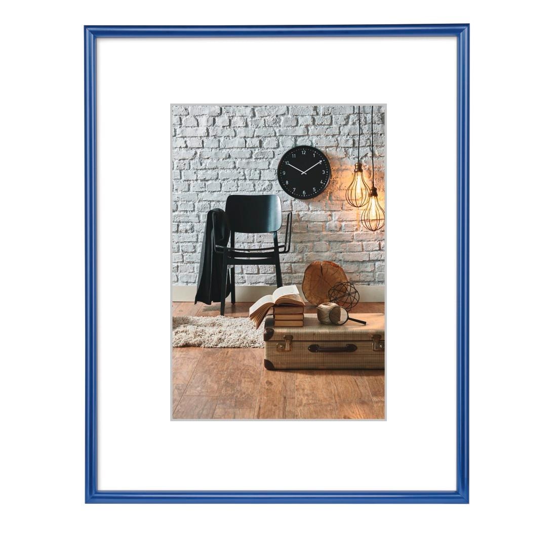 Hama Bilderrahmen »Kunststoffrahmen Sevilla, Blau, Polystyrol, 21 x 29,7 cm  DIN A4« jetzt kaufen
